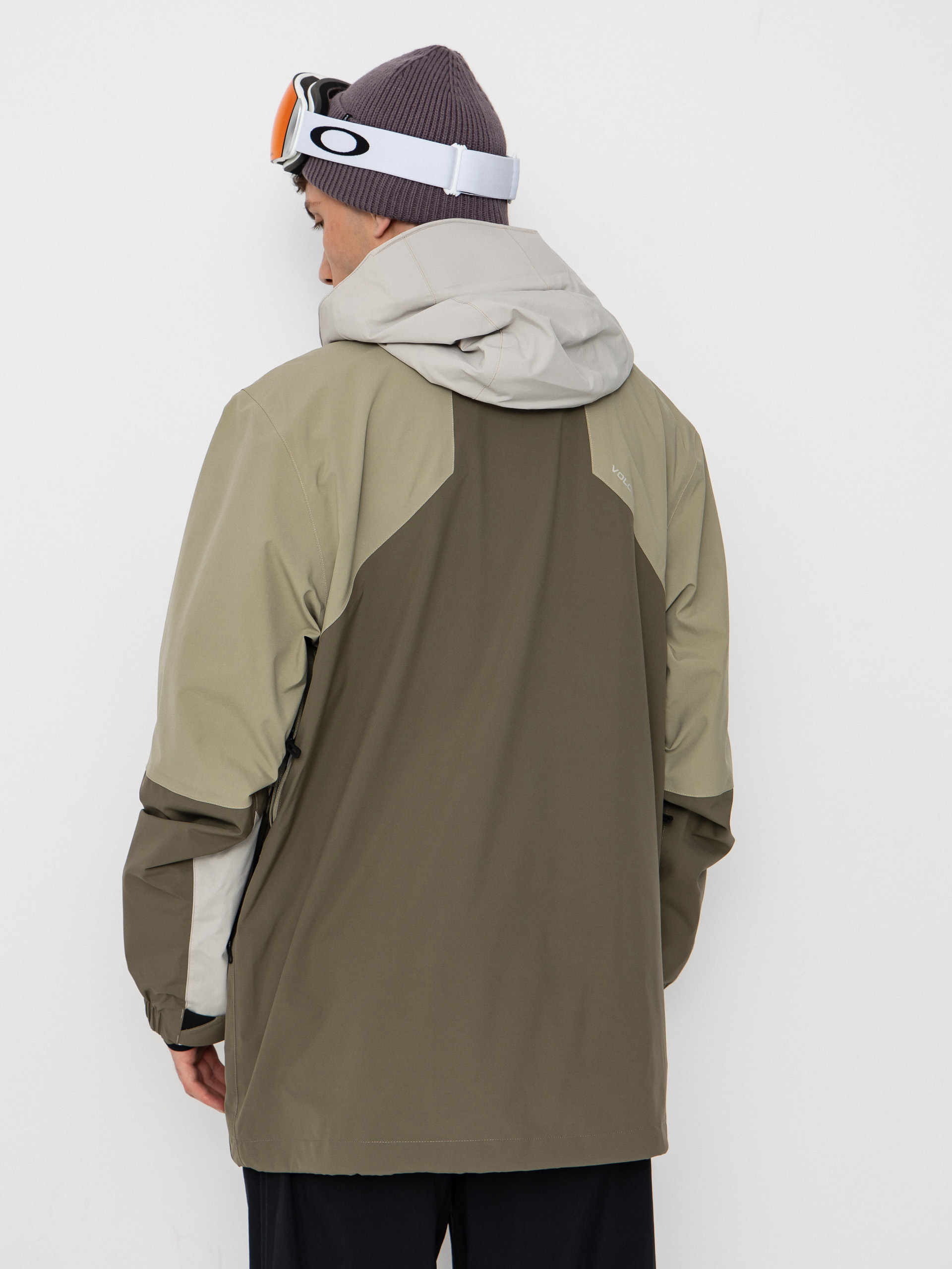 Чоловіча Сноубордична куртка Volcom Rnge Stretch 30K (moss green)