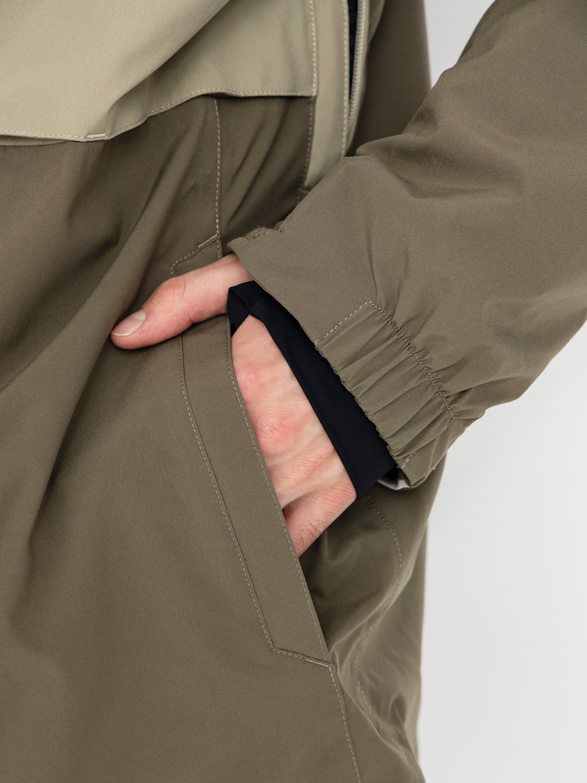 Чоловіча Сноубордична куртка Volcom Rnge Stretch 30K (moss green)