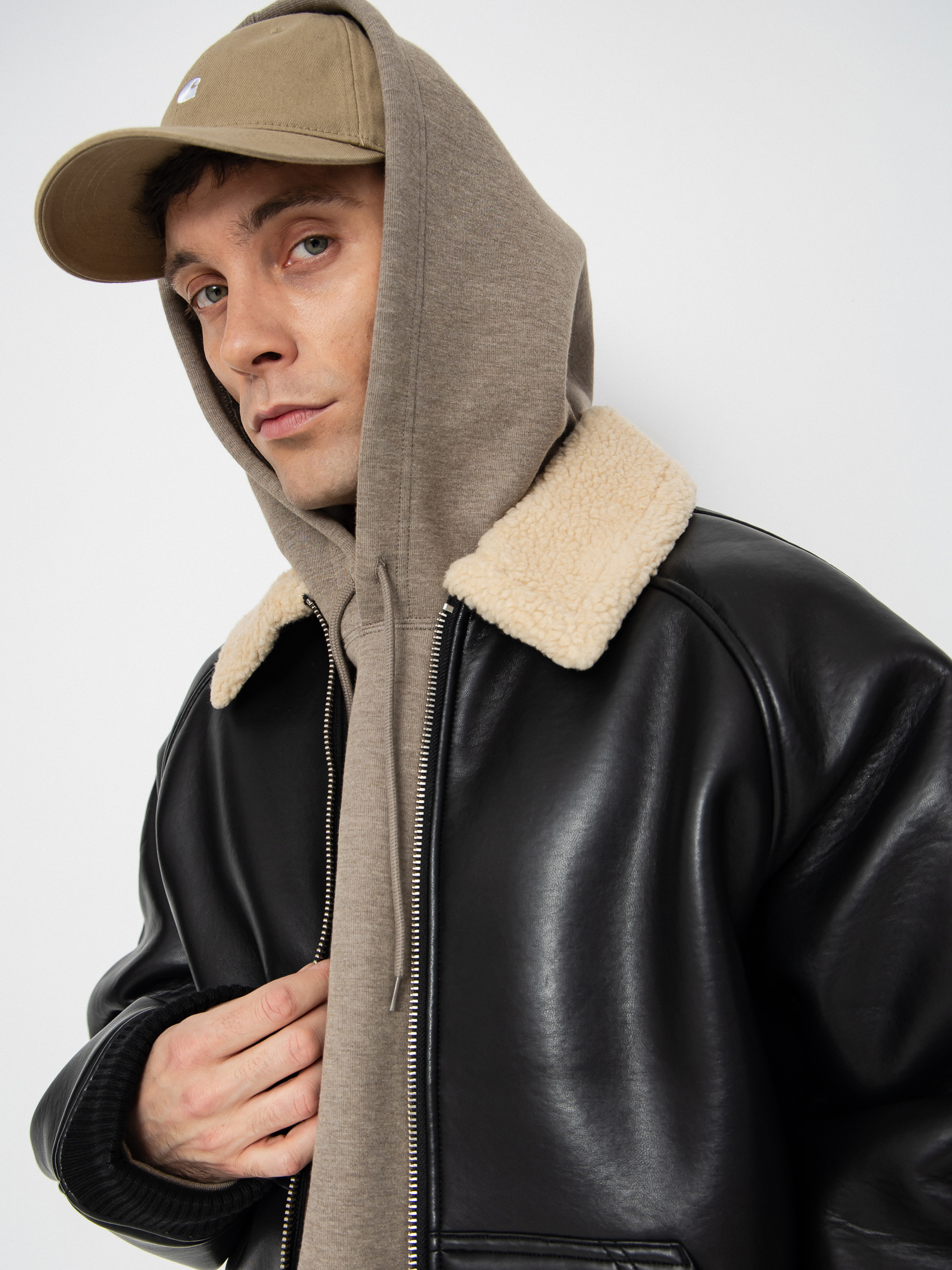 Куртка Carhartt WIP Shepton (black/natural)