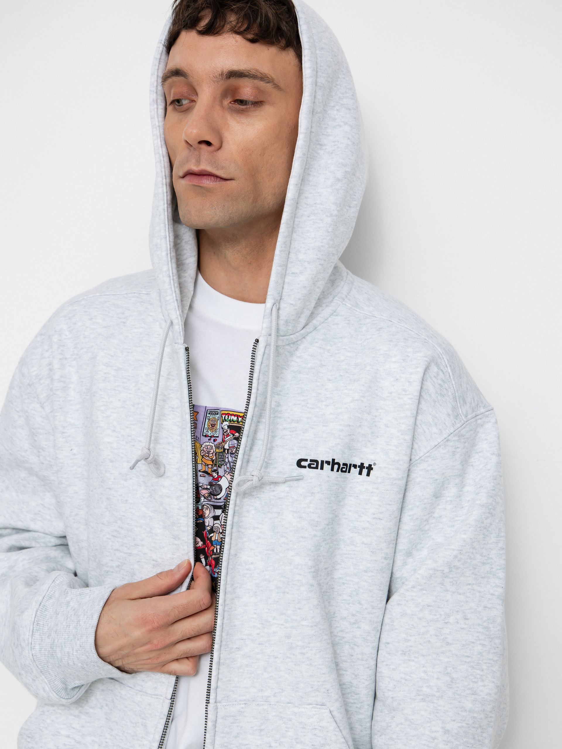 Худі Carhartt WIP Archive Lines ZHD (ash heather)