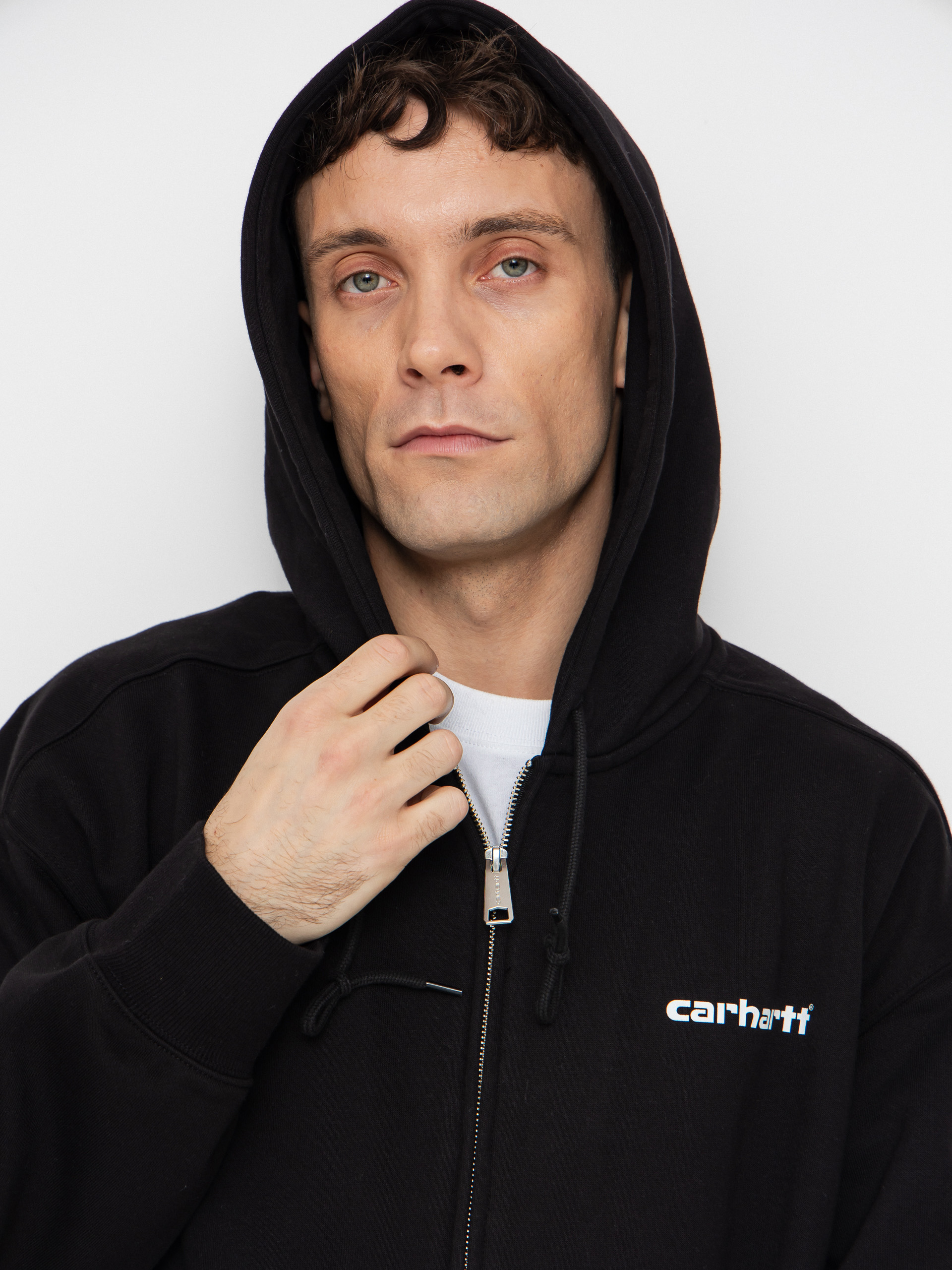 Худі Carhartt WIP Archive Lines ZHD - чорний (black)