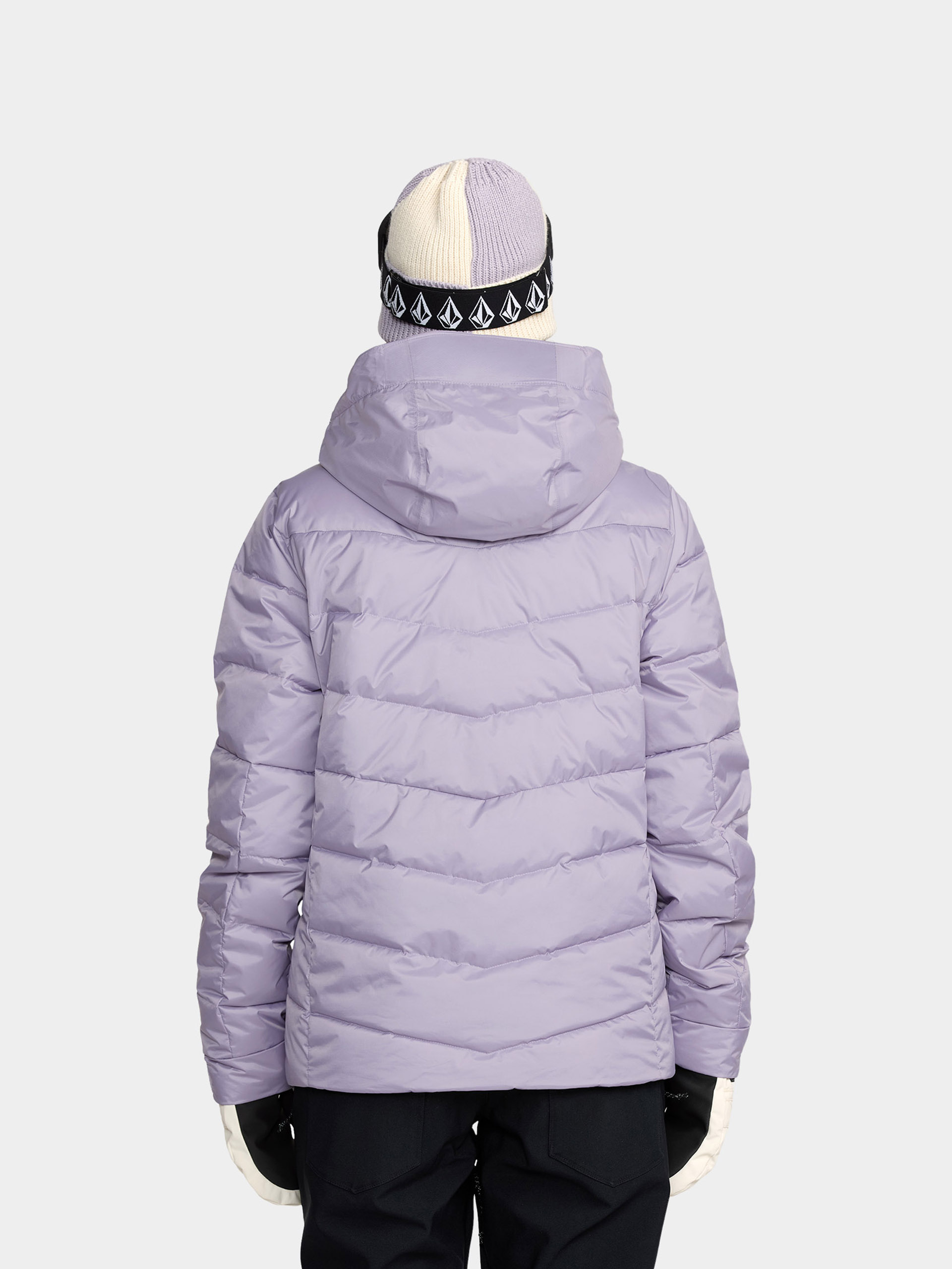 Жіноча Сноубордична куртка Volcom Estes Puff (lavender aura)