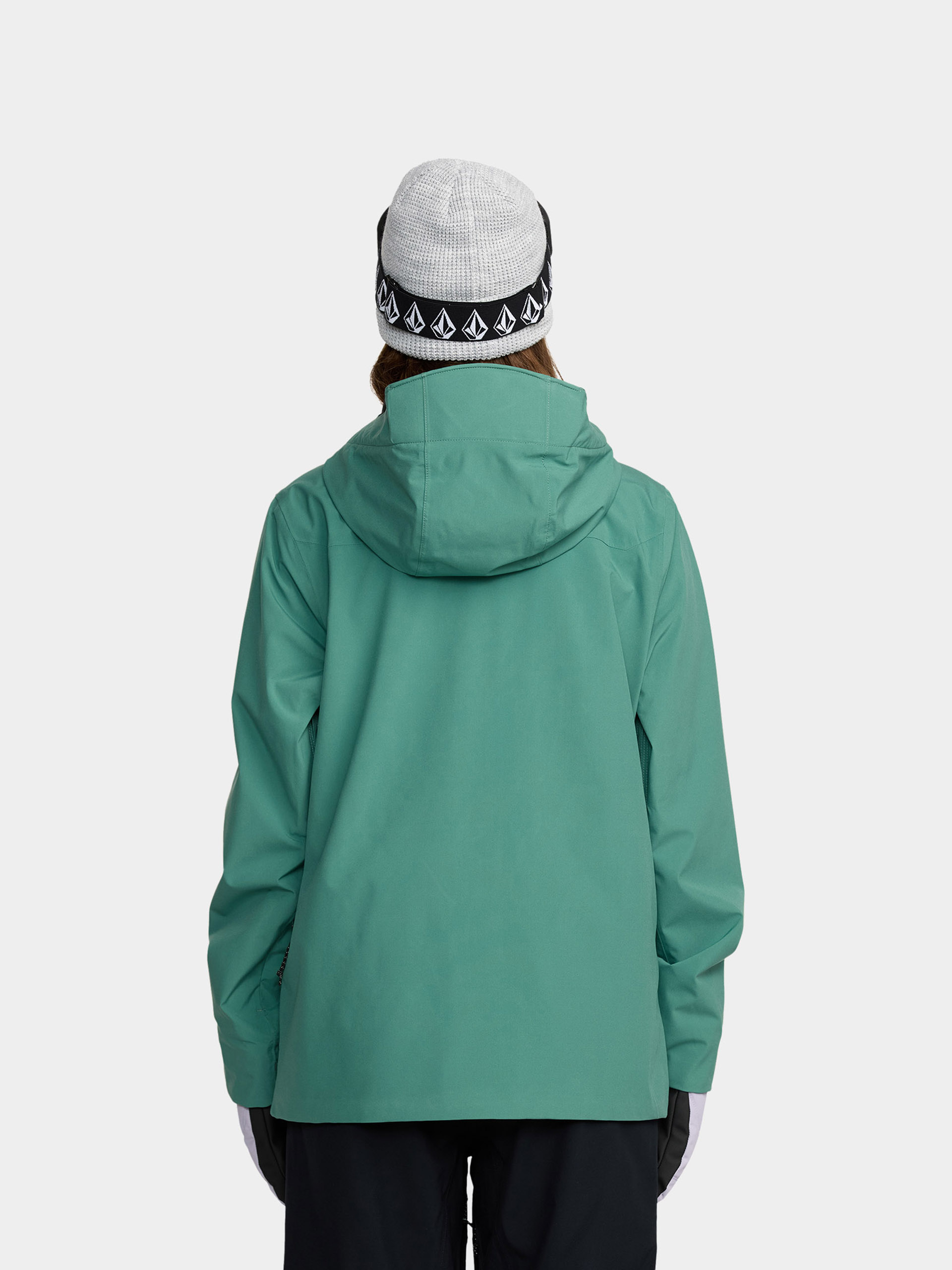 Жіноча Сноубордична куртка Volcom Cloudbreaker Stretch 30K (spruce green)