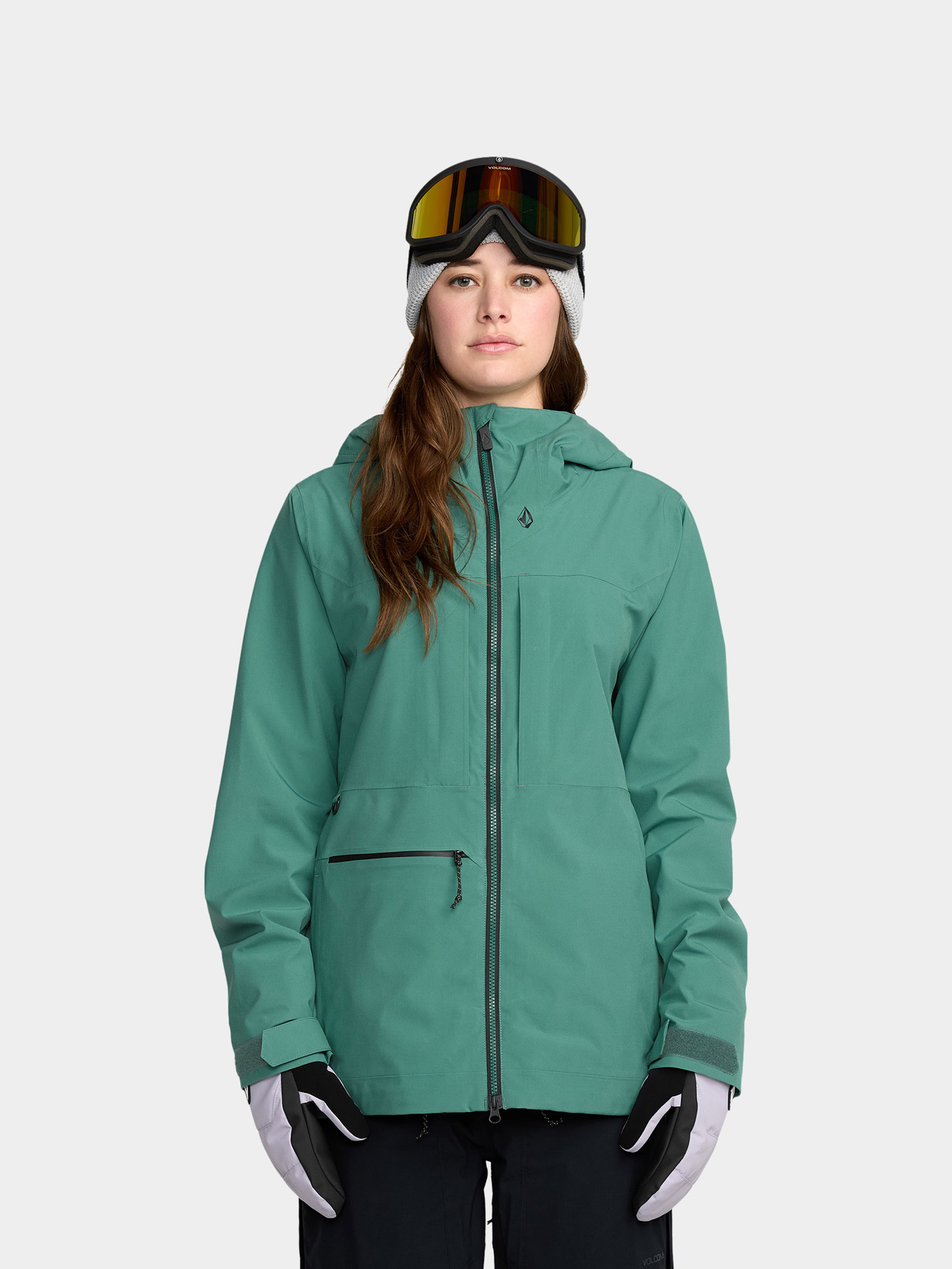 Сноубордична куртка Volcom Cloudbreaker Stretch 30K Wmn (spruce green)
