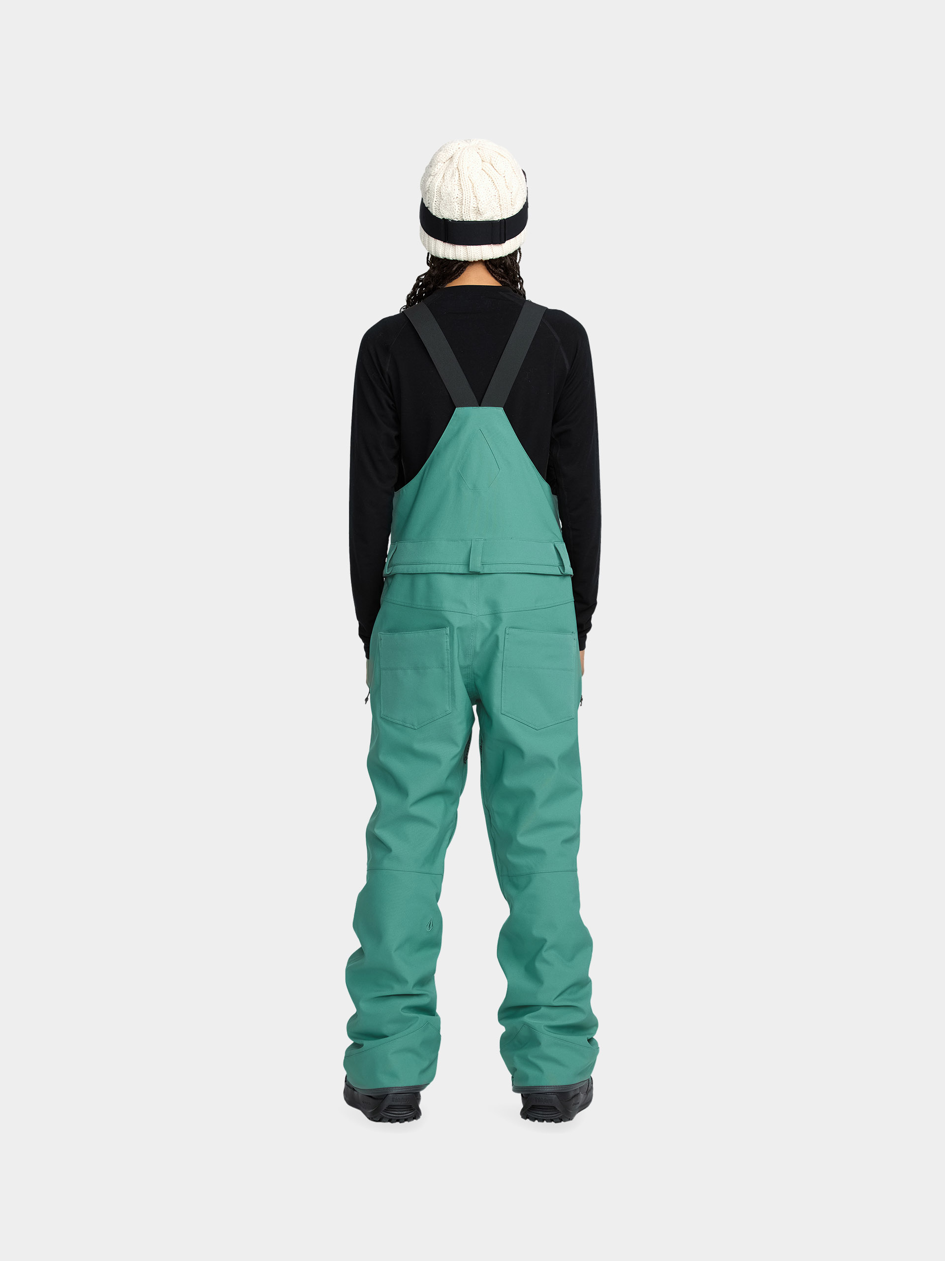 Жіночі Сноубордичні штани Volcom Swift Bib Overall (spruce green)