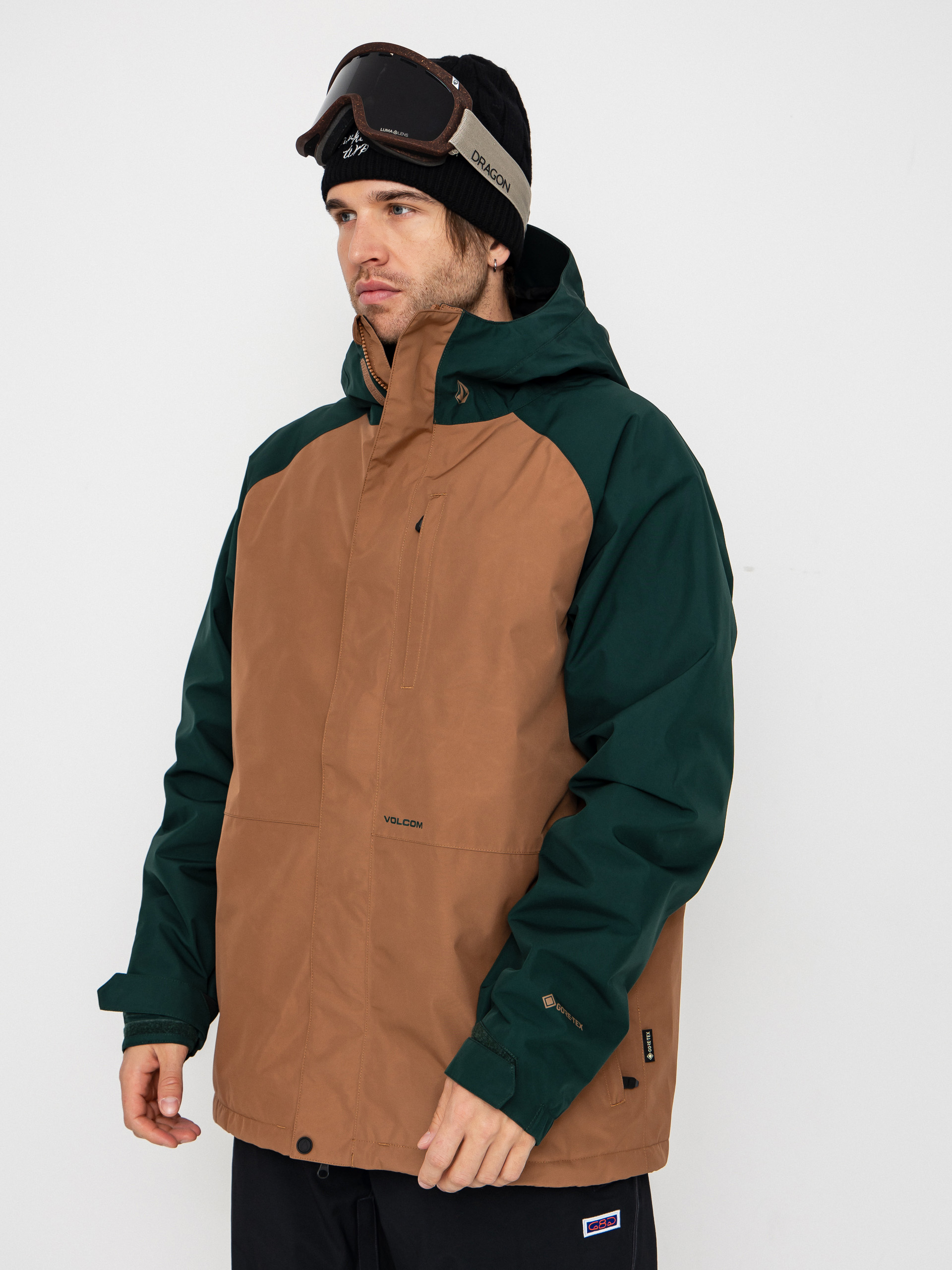 Чоловіча Сноубордична куртка Volcom Dua Ins Gore Tex (terra brown)