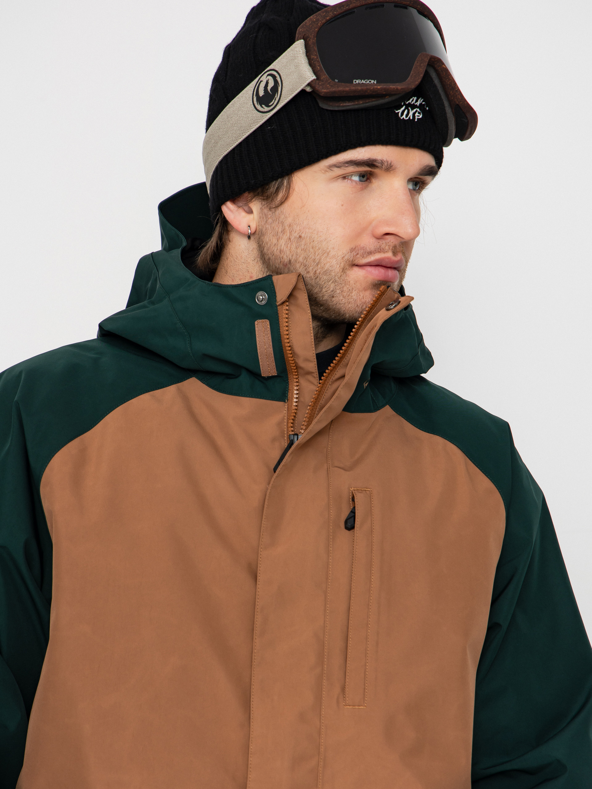 Чоловіча Сноубордична куртка Volcom Dua Ins Gore Tex (terra brown)