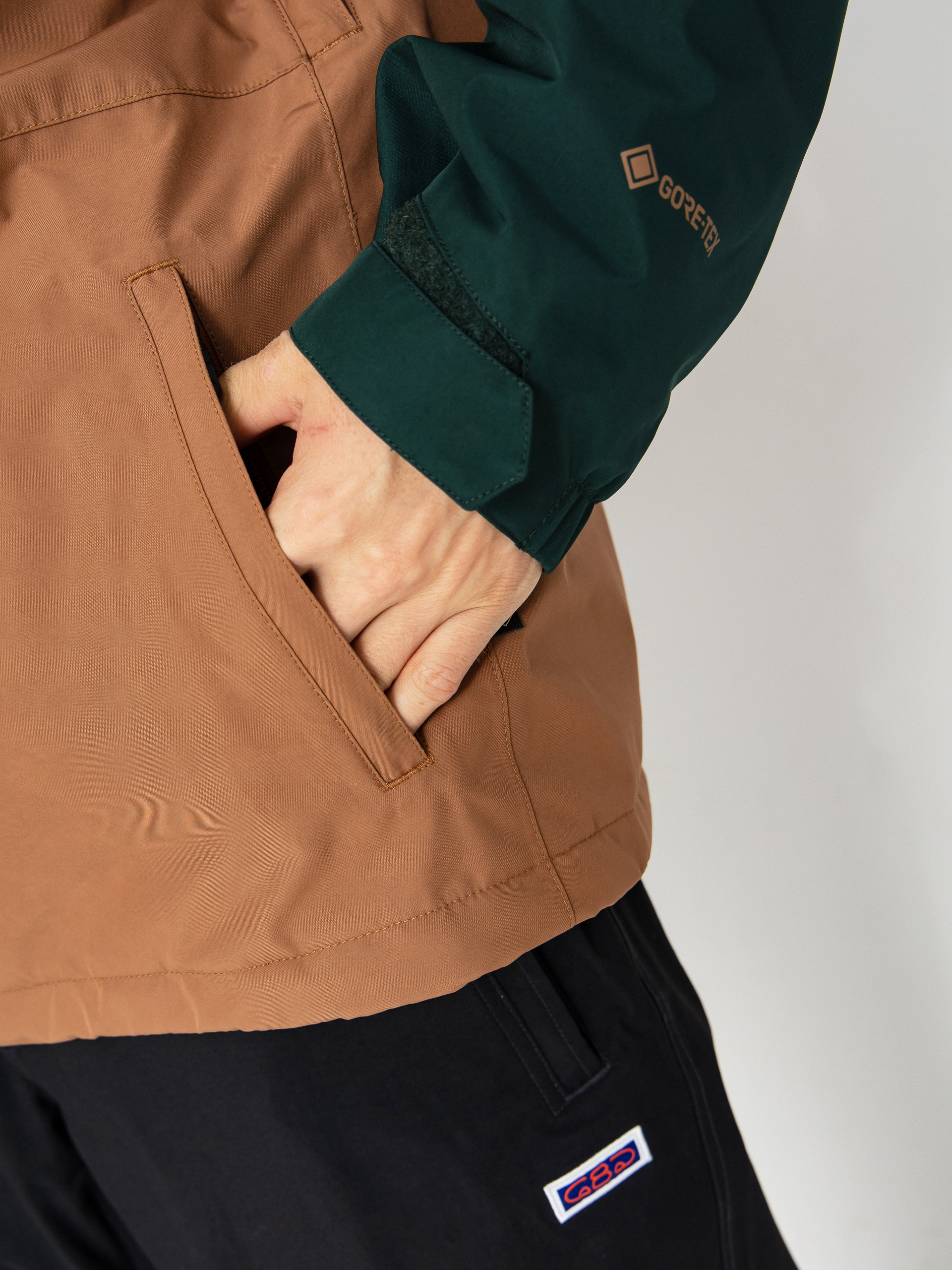 Чоловіча Сноубордична куртка Volcom Dua Ins Gore Tex (terra brown)