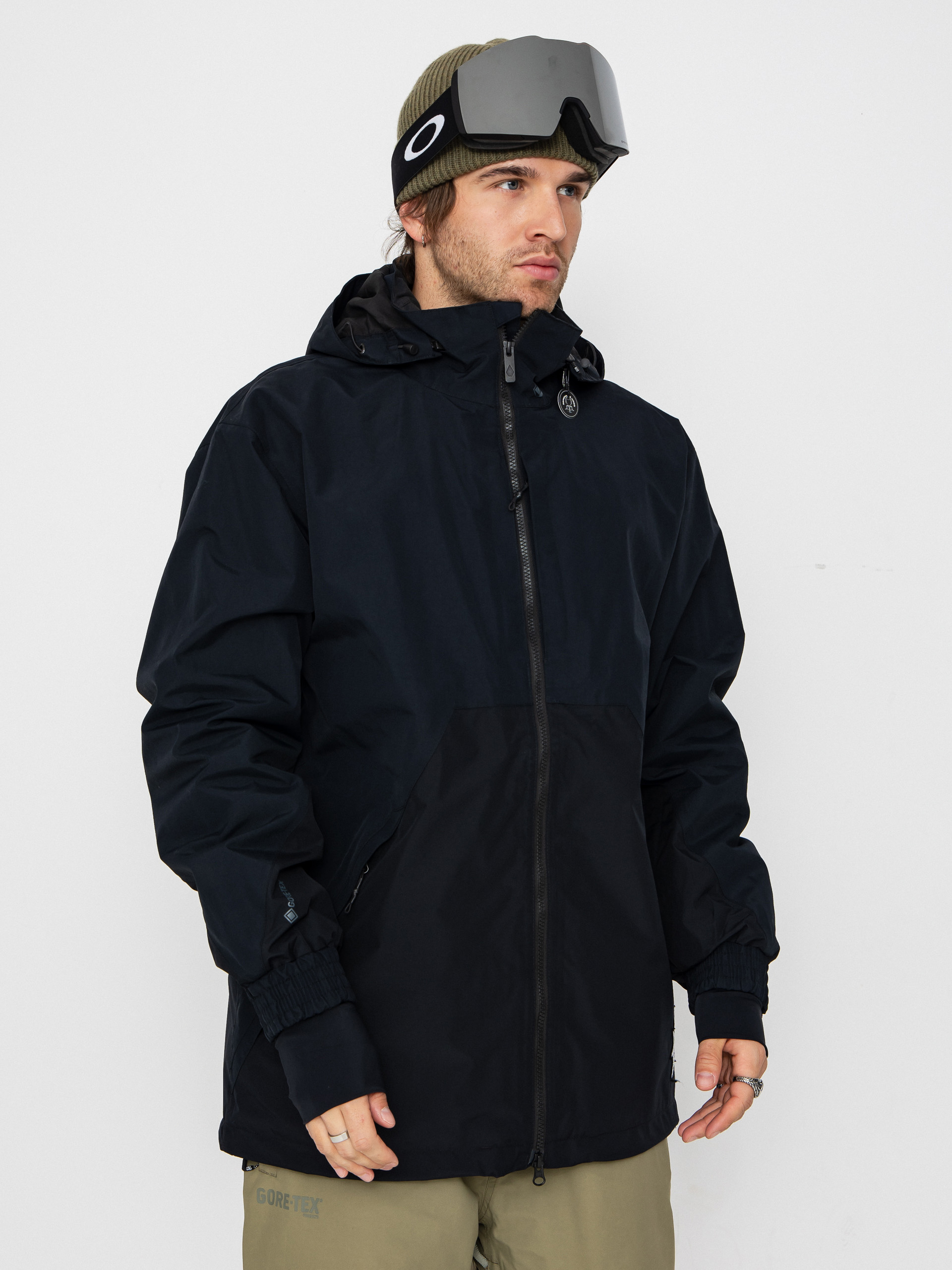 Чоловіча Сноубордична куртка Volcom Longo Gore Tex (black)