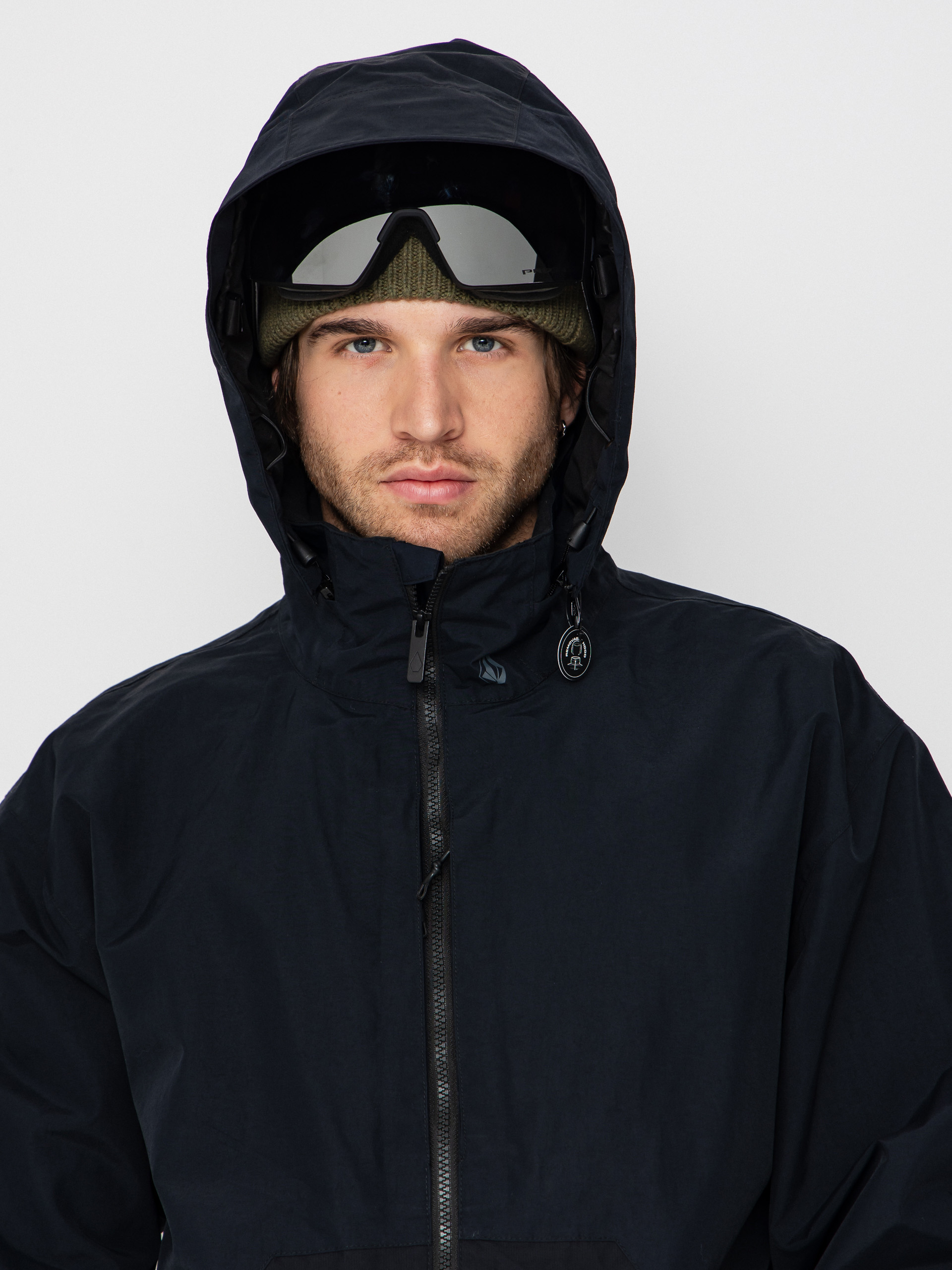 Чоловіча Сноубордична куртка Volcom Longo Gore Tex (black)