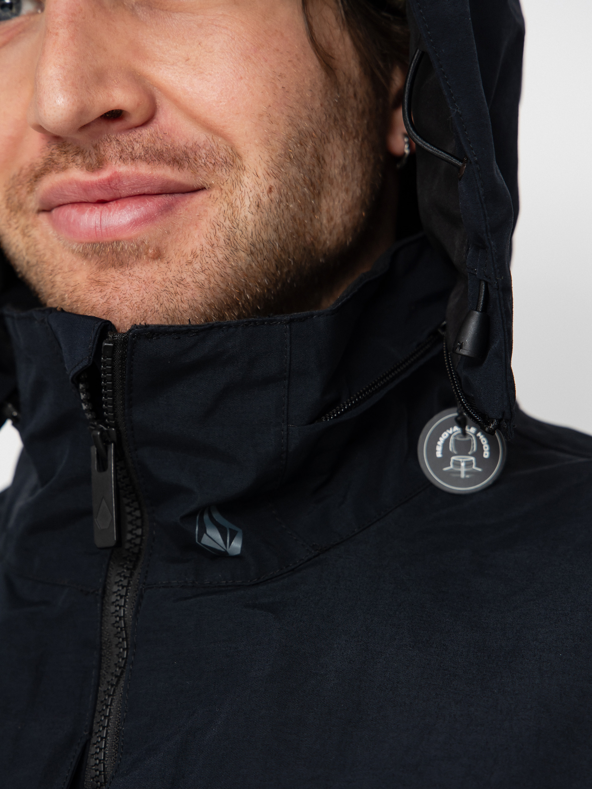 Чоловіча Сноубордична куртка Volcom Longo Gore Tex (black)