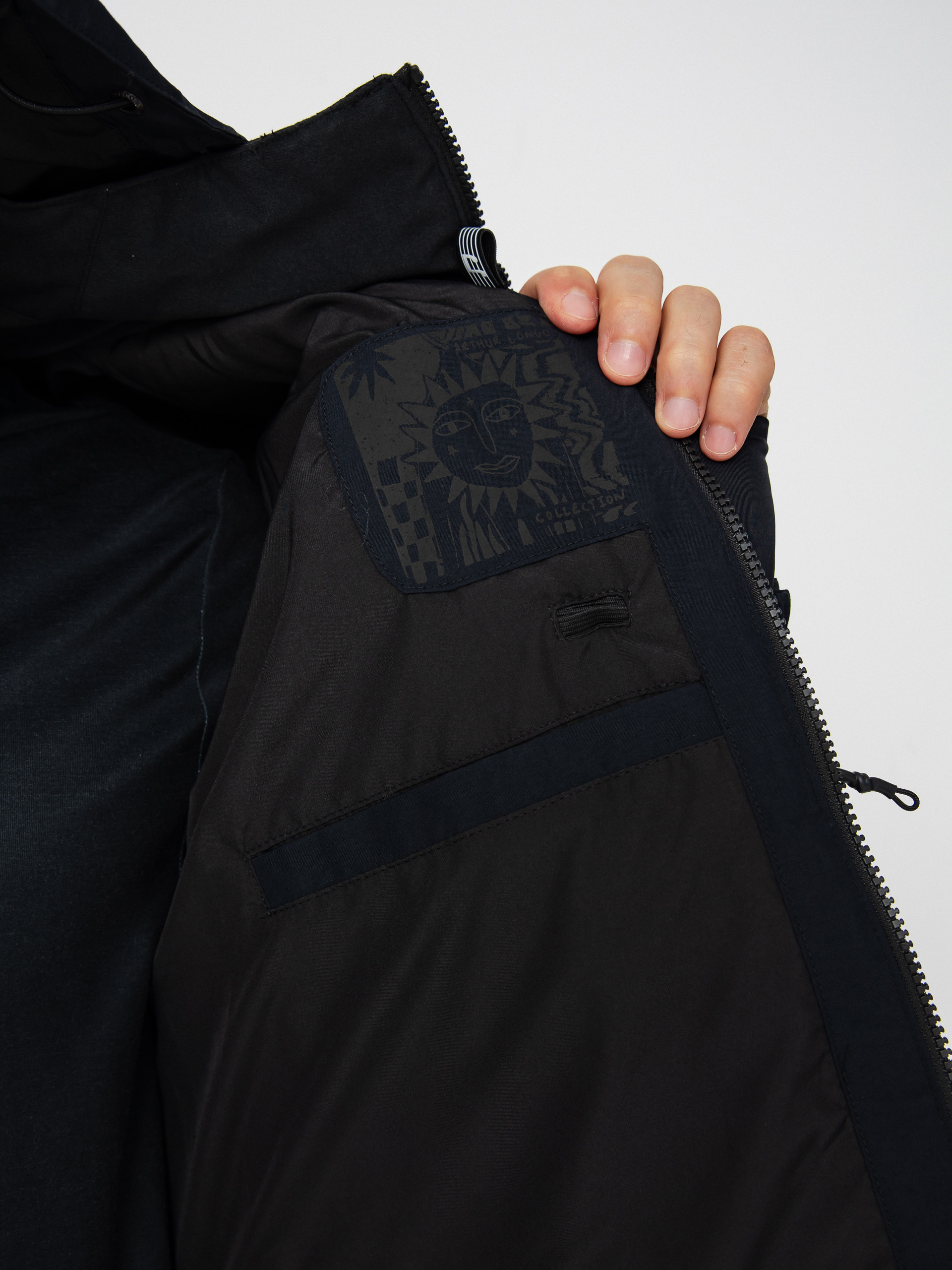 Чоловіча Сноубордична куртка Volcom Longo Gore Tex (black)