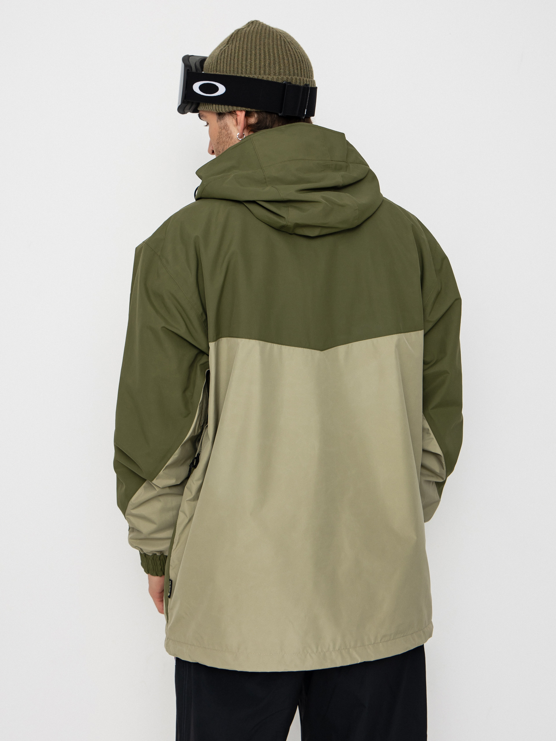 Чоловіча Сноубордична куртка Volcom Longo Gore Tex (dark olive)