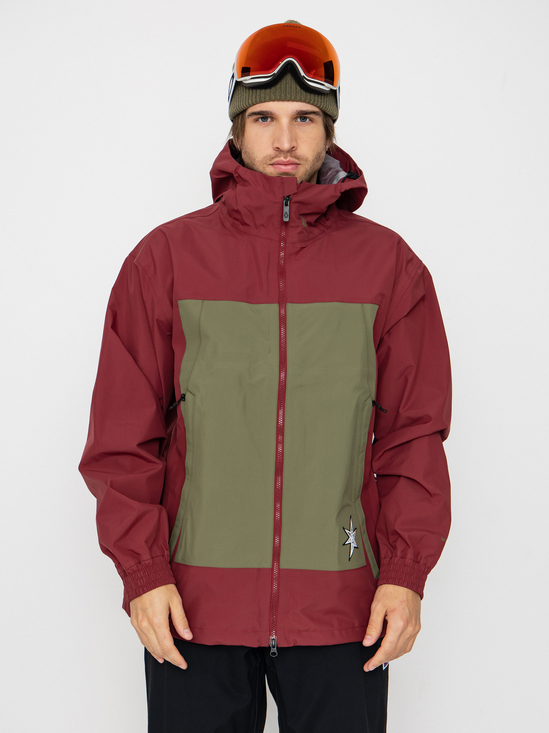 Сноубордична куртка Volcom Arthur 3L (burnt red)