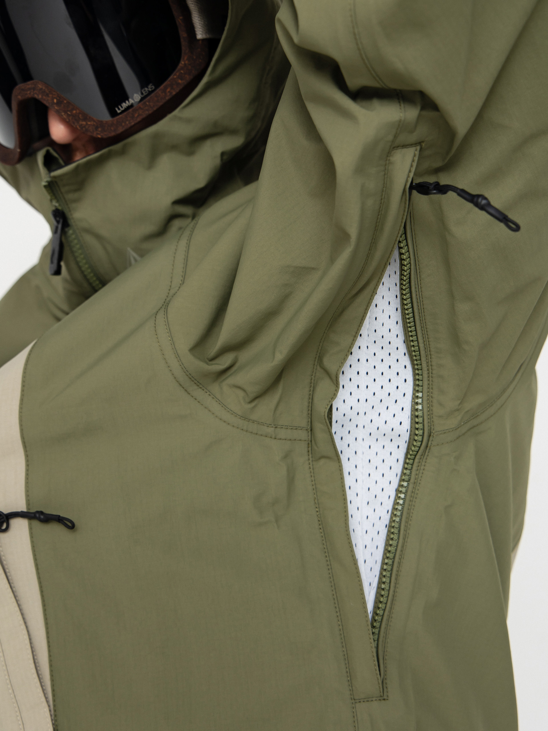 Чоловіча Сноубордична куртка Volcom Arthur 3L (dark olive)