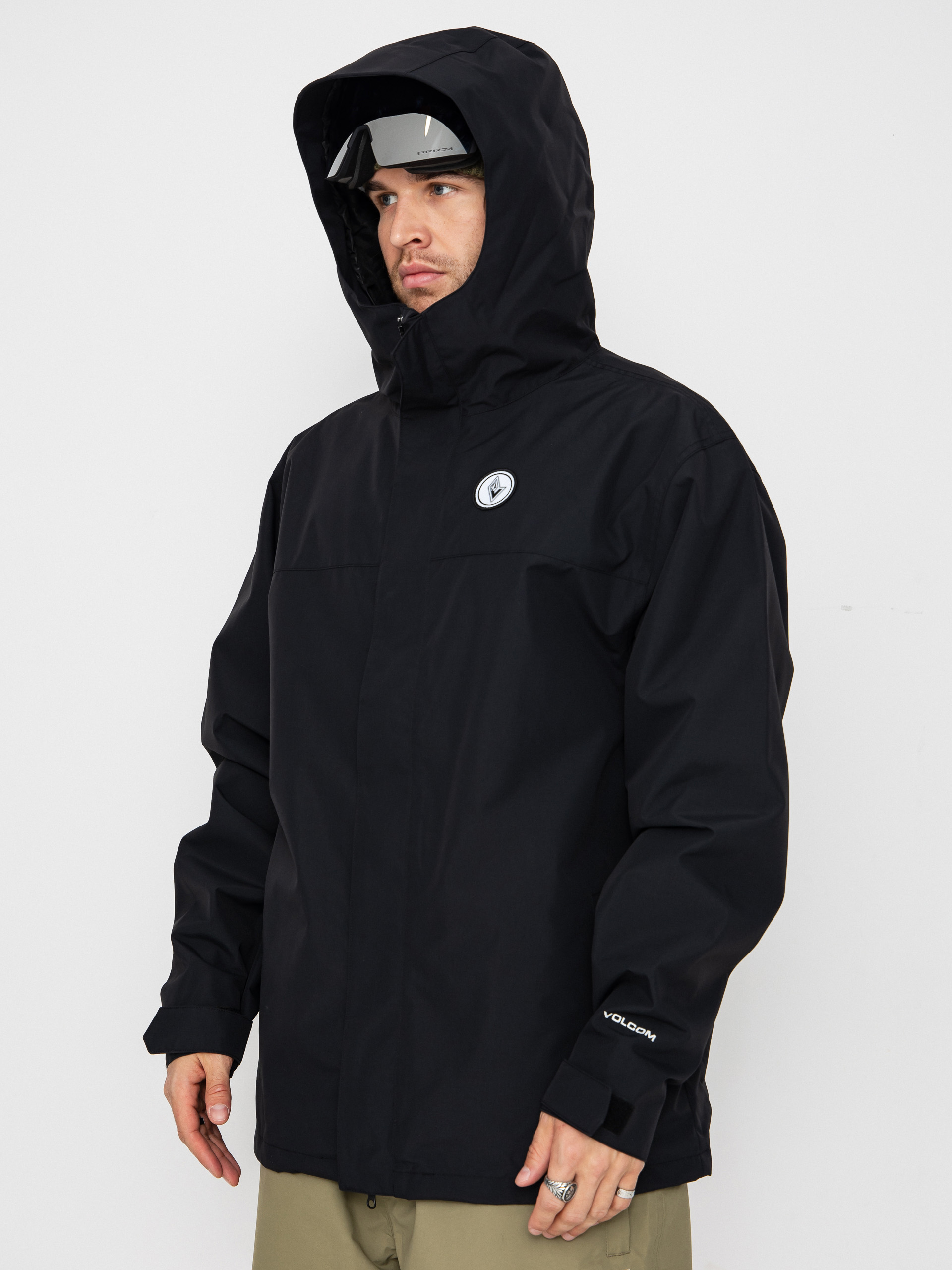 Чоловіча Сноубордична куртка Volcom Buckthreeeighty (black)