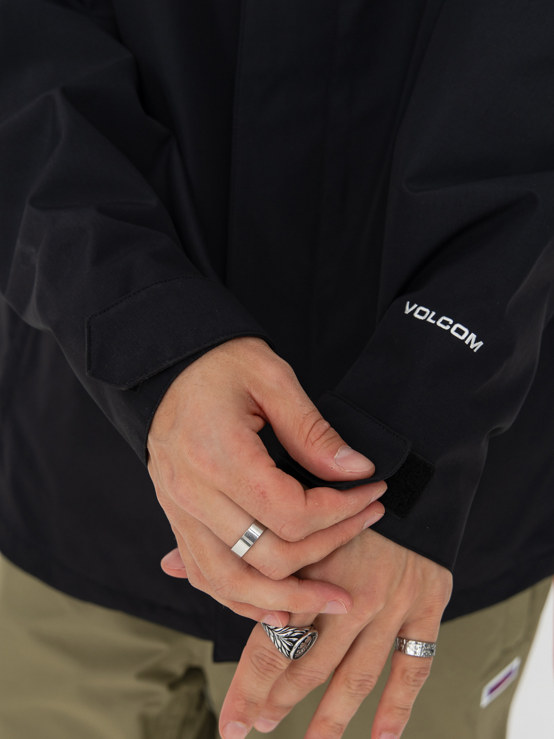 Чоловіча Сноубордична куртка Volcom Buckthreeeighty (black)