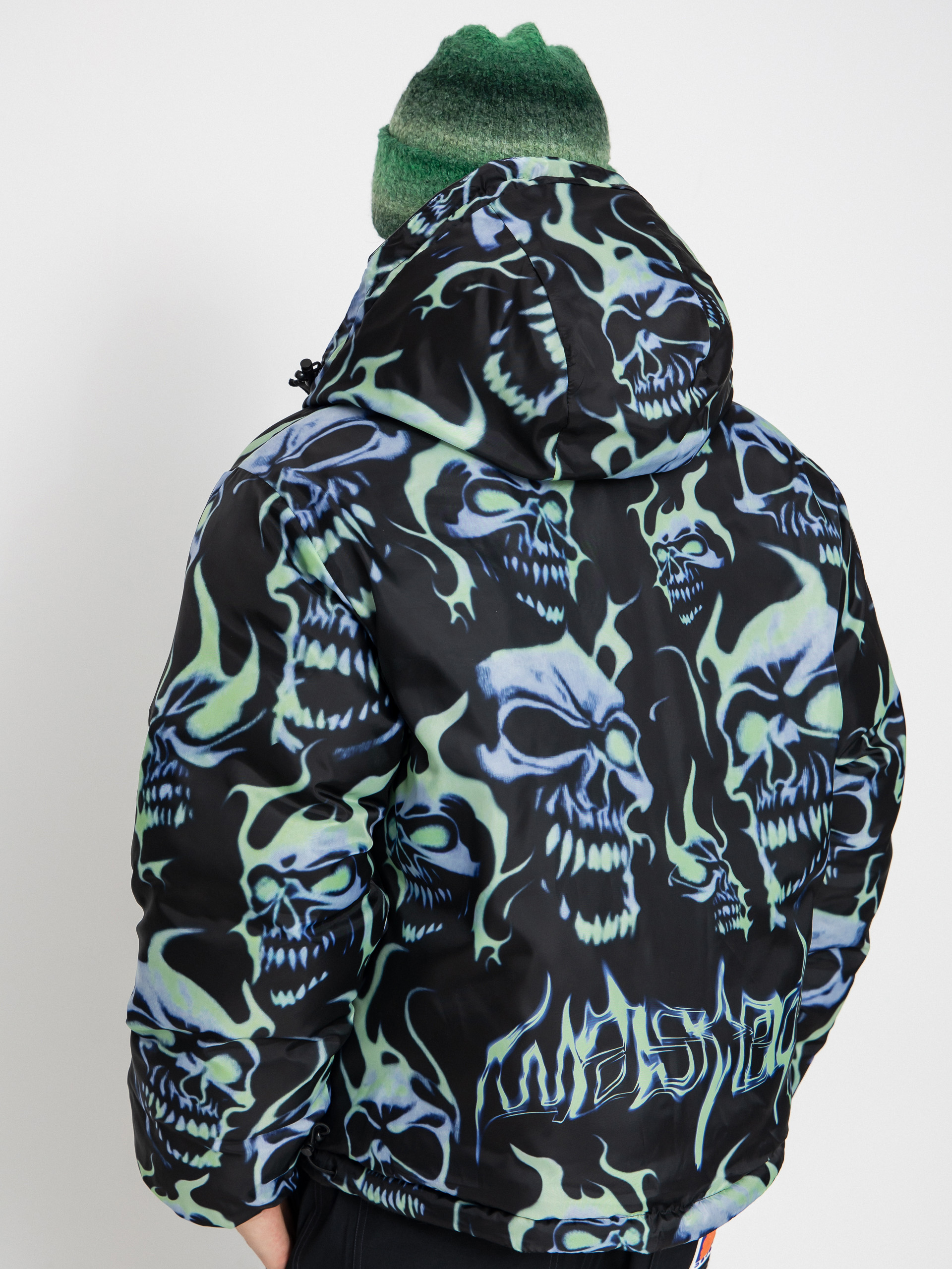 Куртка Wasted Paris Skull Puffer (black)