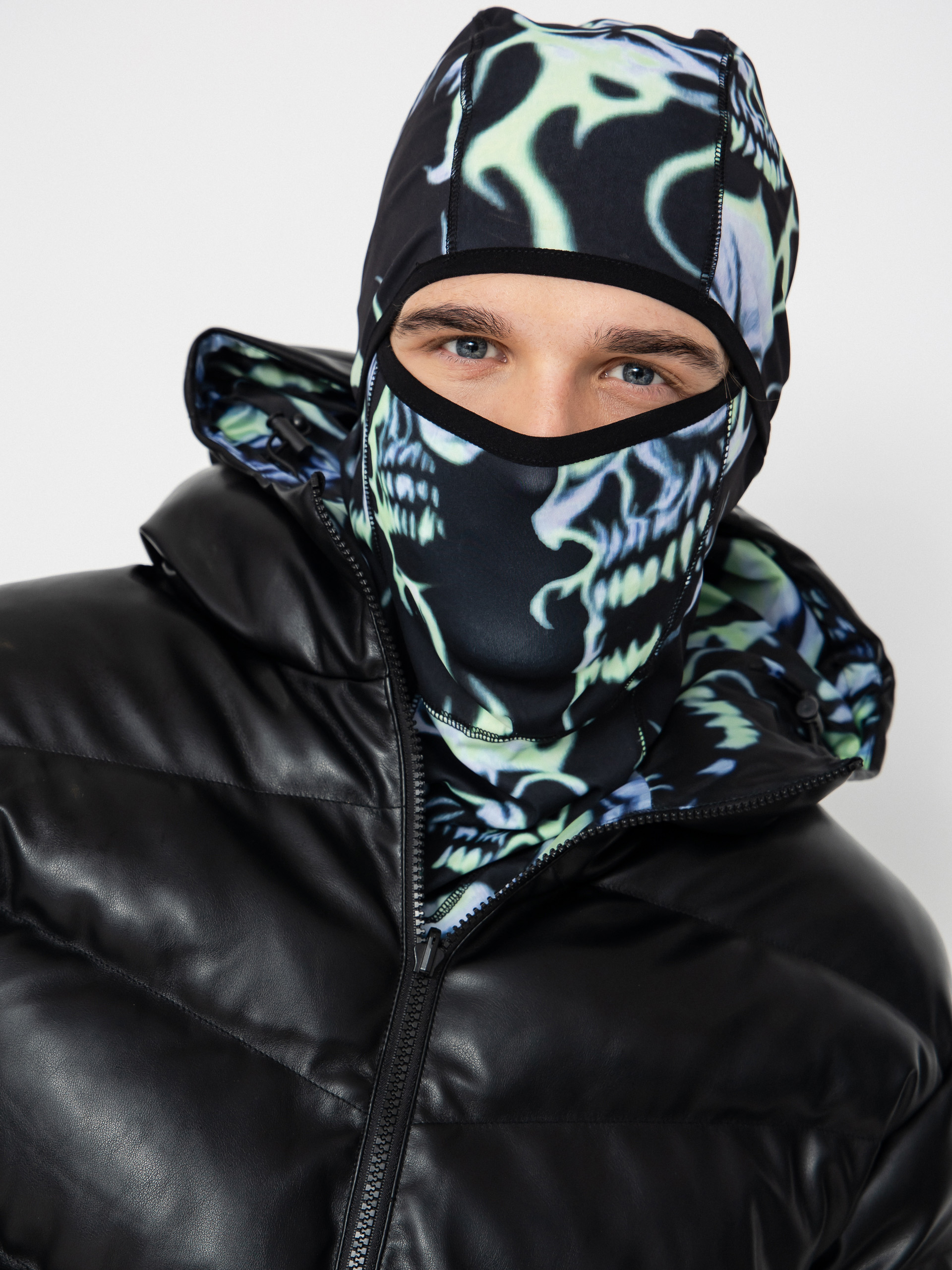 Куртка Wasted Paris Skull Puffer (black)
