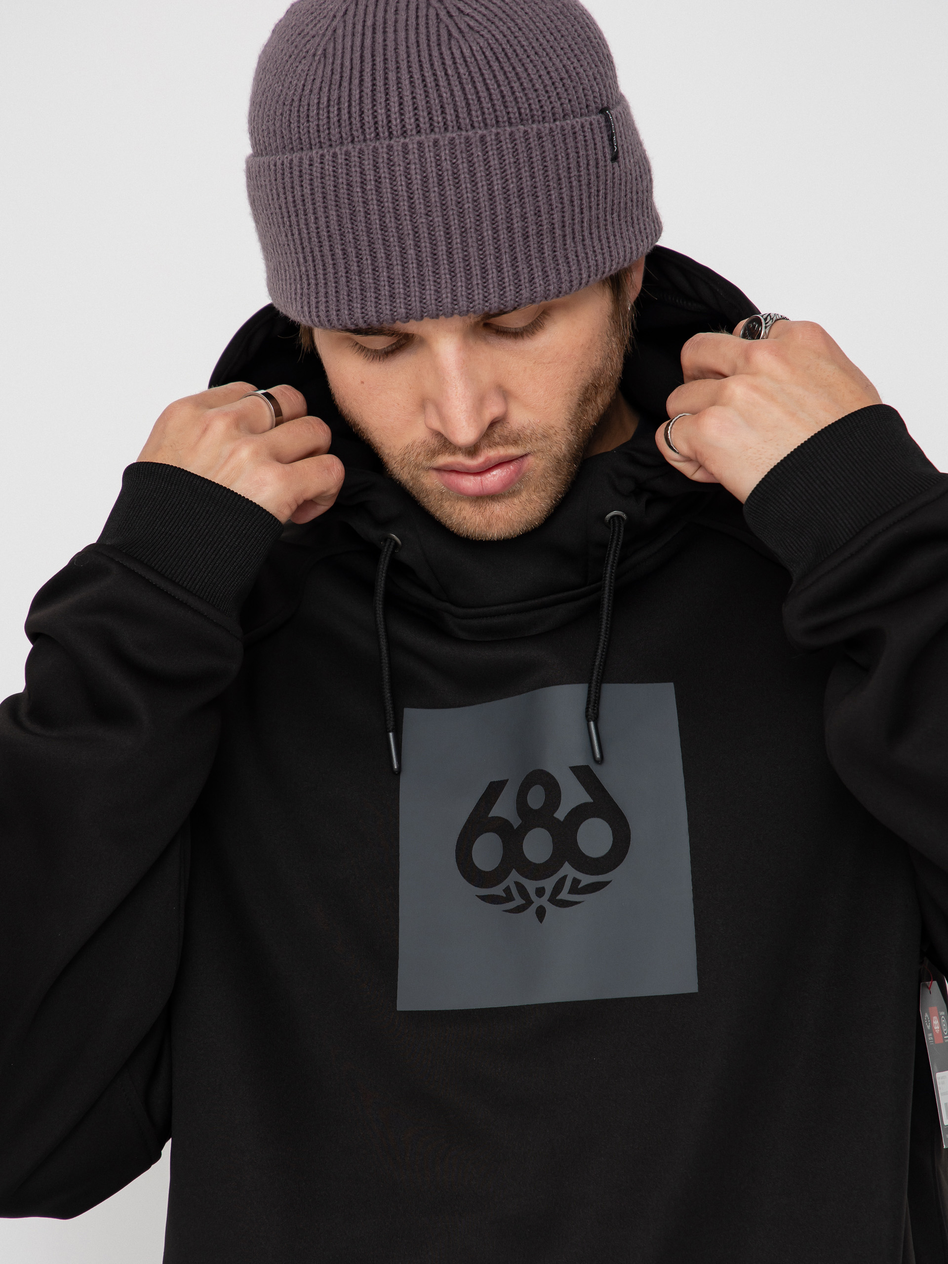 Чоловіча Термосвітшот 686 Bonded Fleece HD (black)