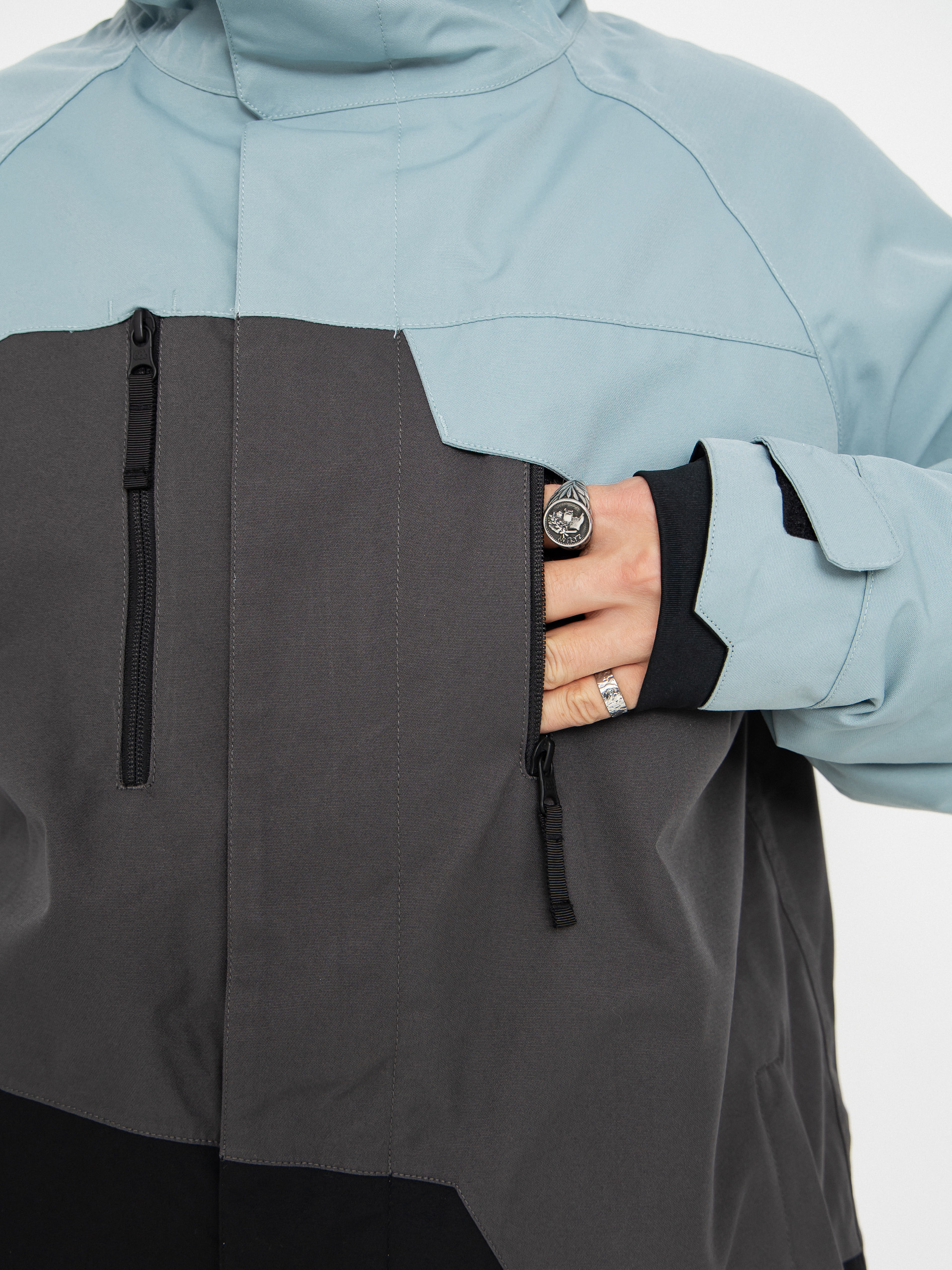 Чоловіча Сноубордична куртка 686 Geo Insulated (dusty marine colorblock)