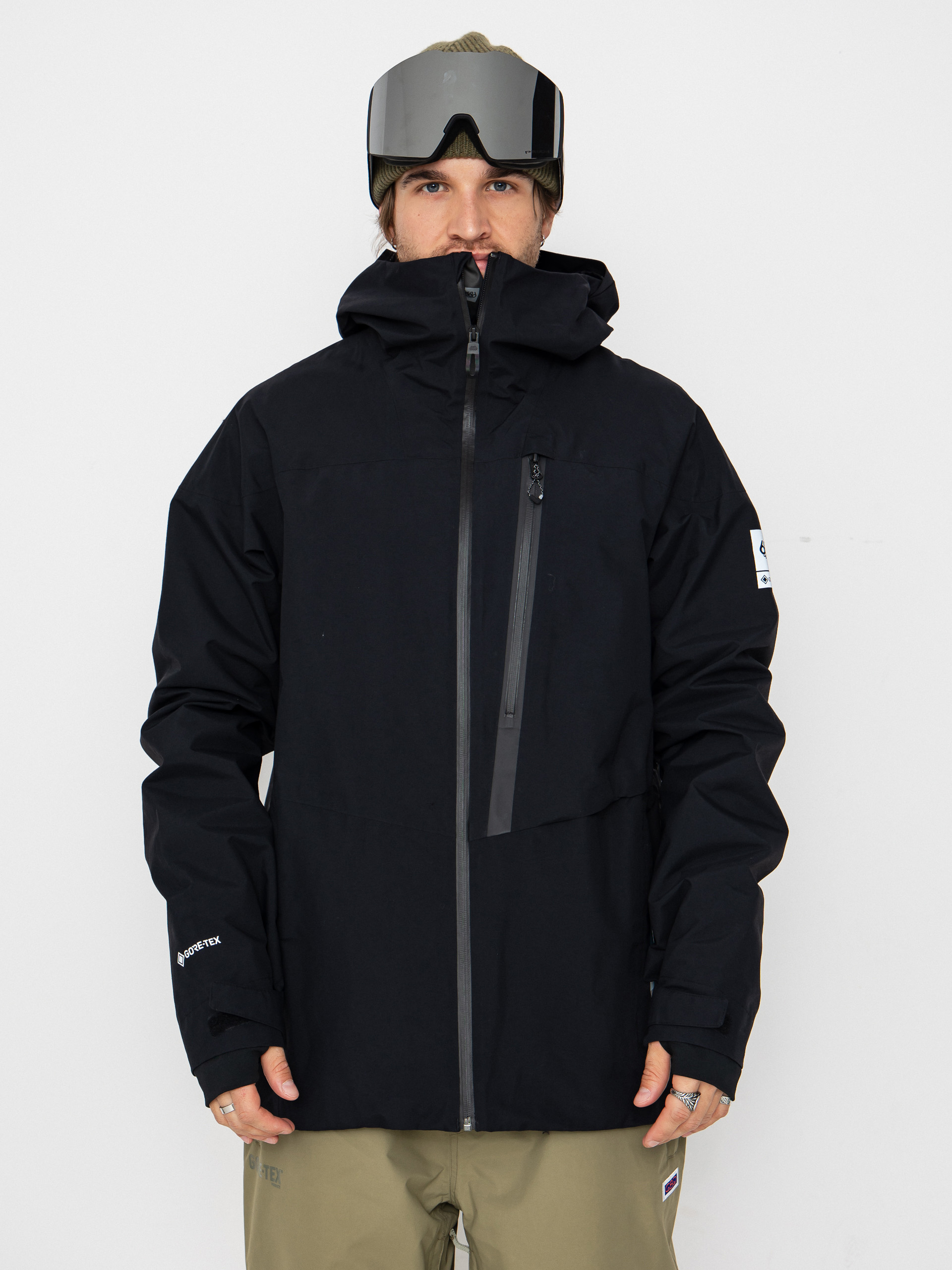 BRUNT トライベーション　ブラック Сноубордична куртка 686 Gore-TeX GT Thermagraph - чорний (black)