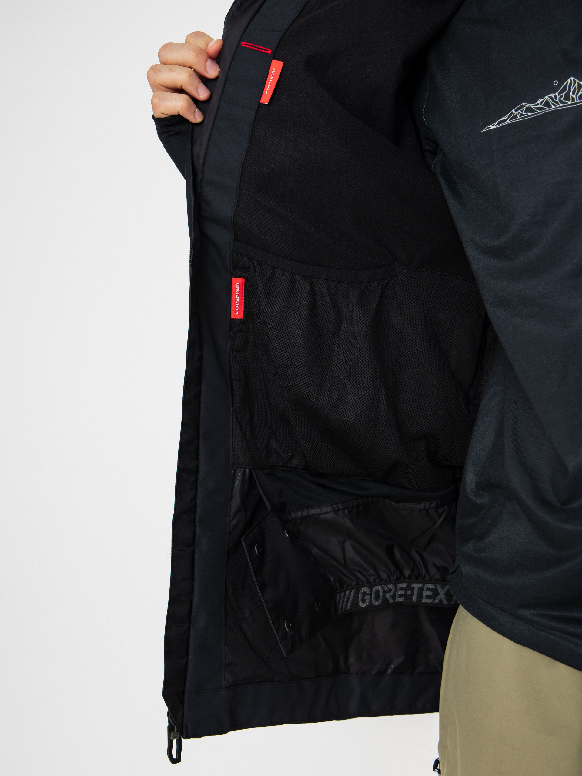 Чоловіча Сноубордична куртка 686 Gore-TeX GT Thermagraph (black)