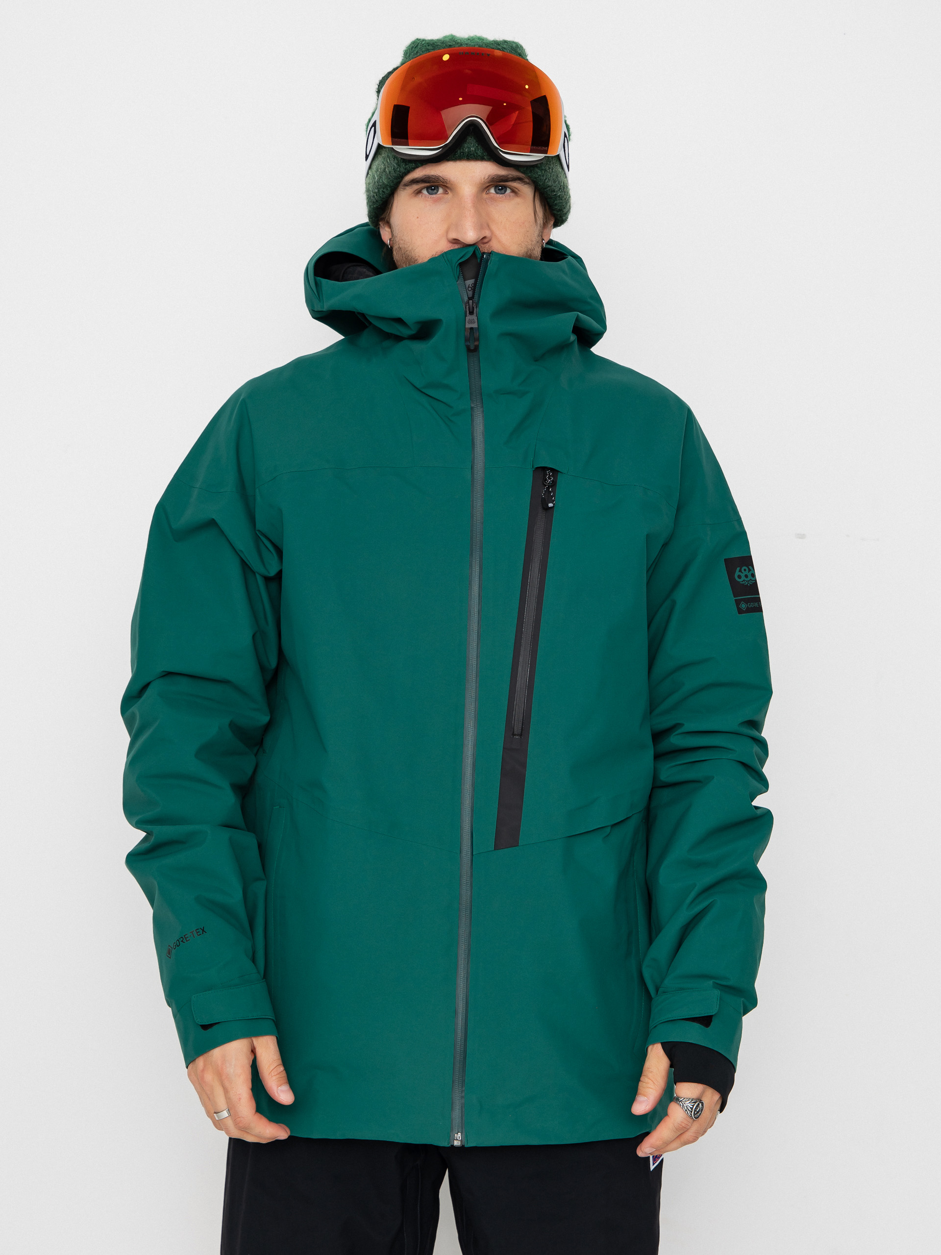 Чоловіча Сноубордична куртка 686 Gore-TeX GT Thermagraph (emerald green)