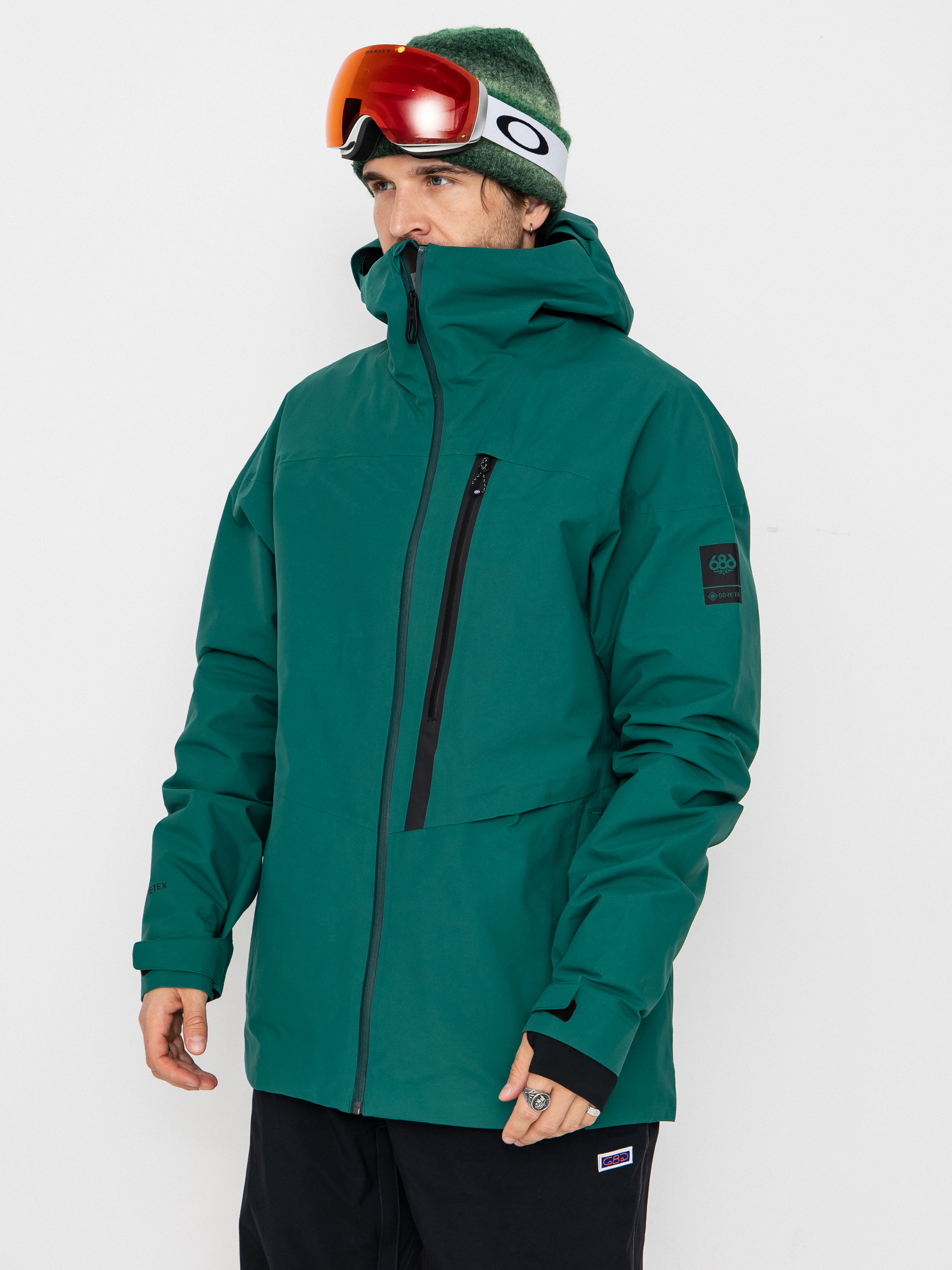 Чоловіча Сноубордична куртка 686 Gore-TeX GT Thermagraph (emerald green)
