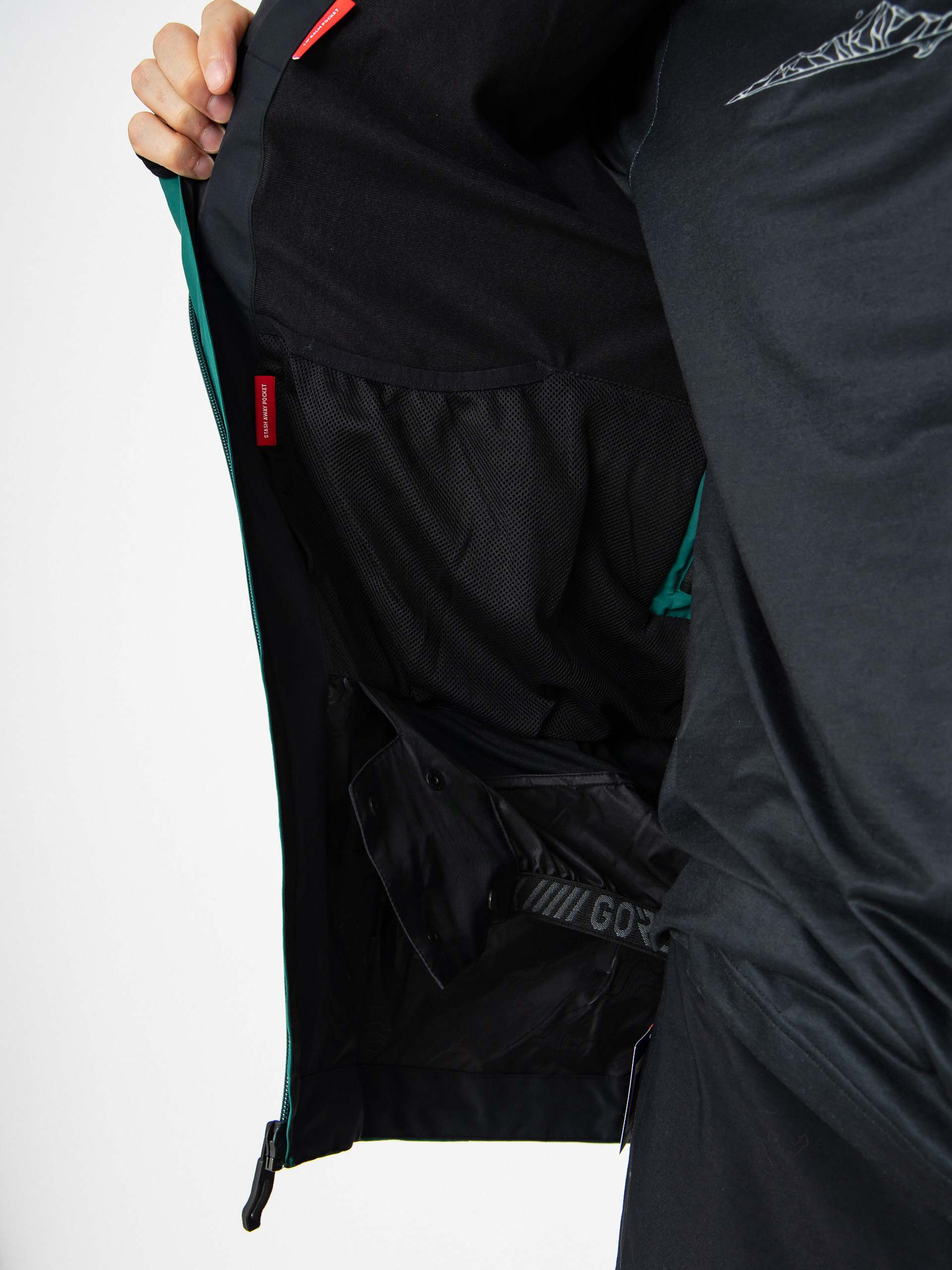 Чоловіча Сноубордична куртка 686 Gore-TeX GT Thermagraph (emerald green)