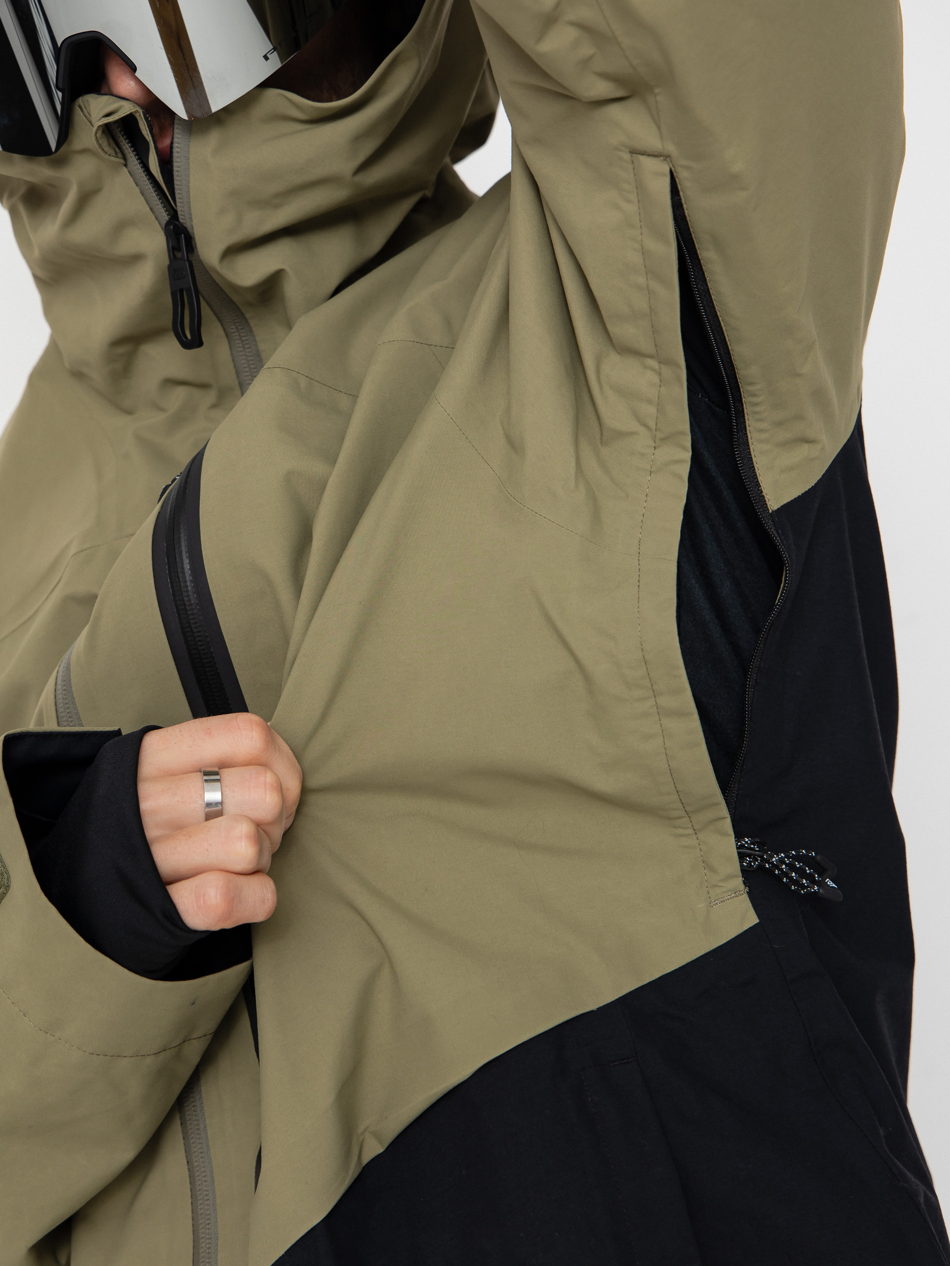 Чоловіча Сноубордична куртка 686 Gore-TeX GT Thermagraph (sage colorblock)