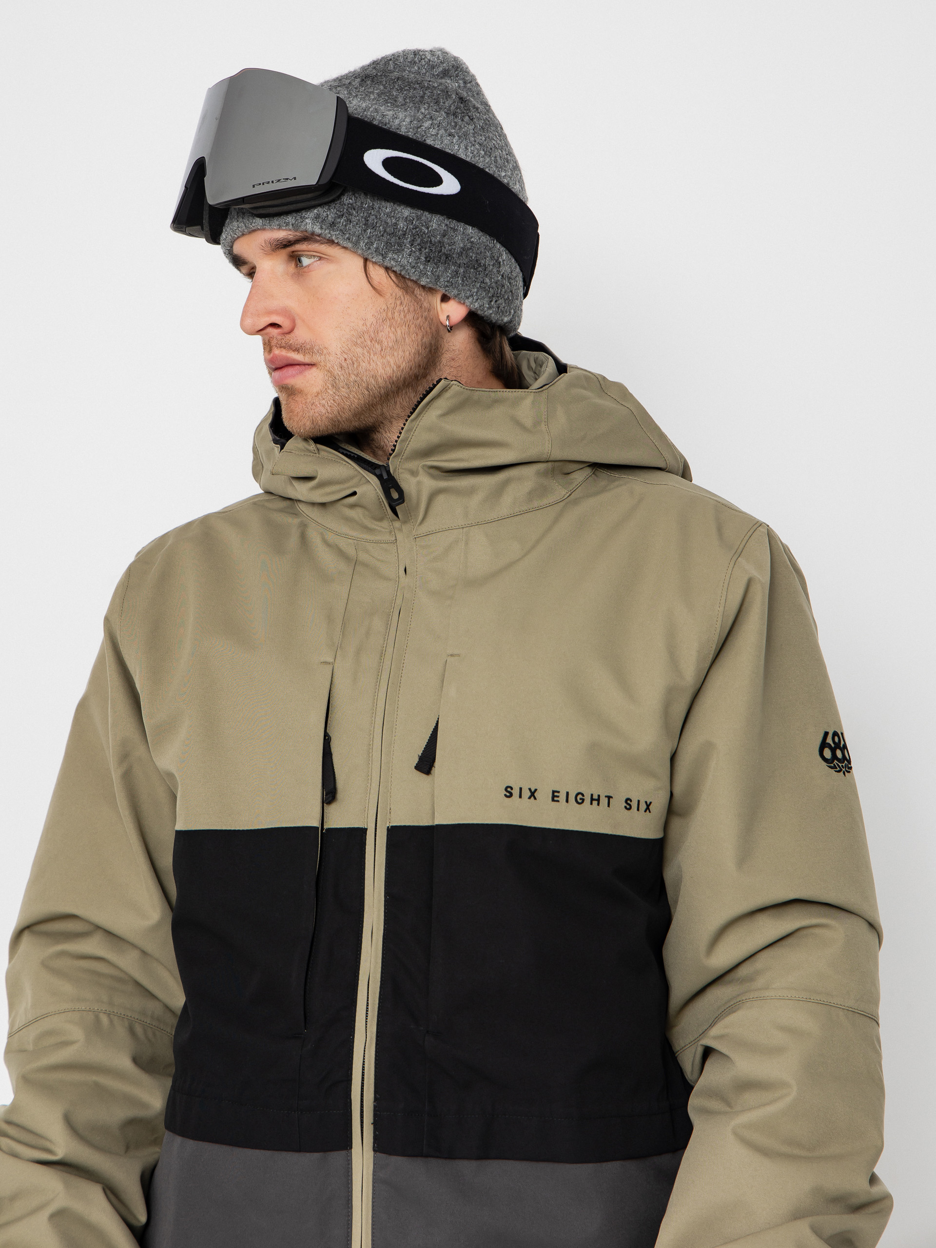Чоловіча Сноубордична куртка 686 Smarty 3 In 1 Form (sage colorblock)