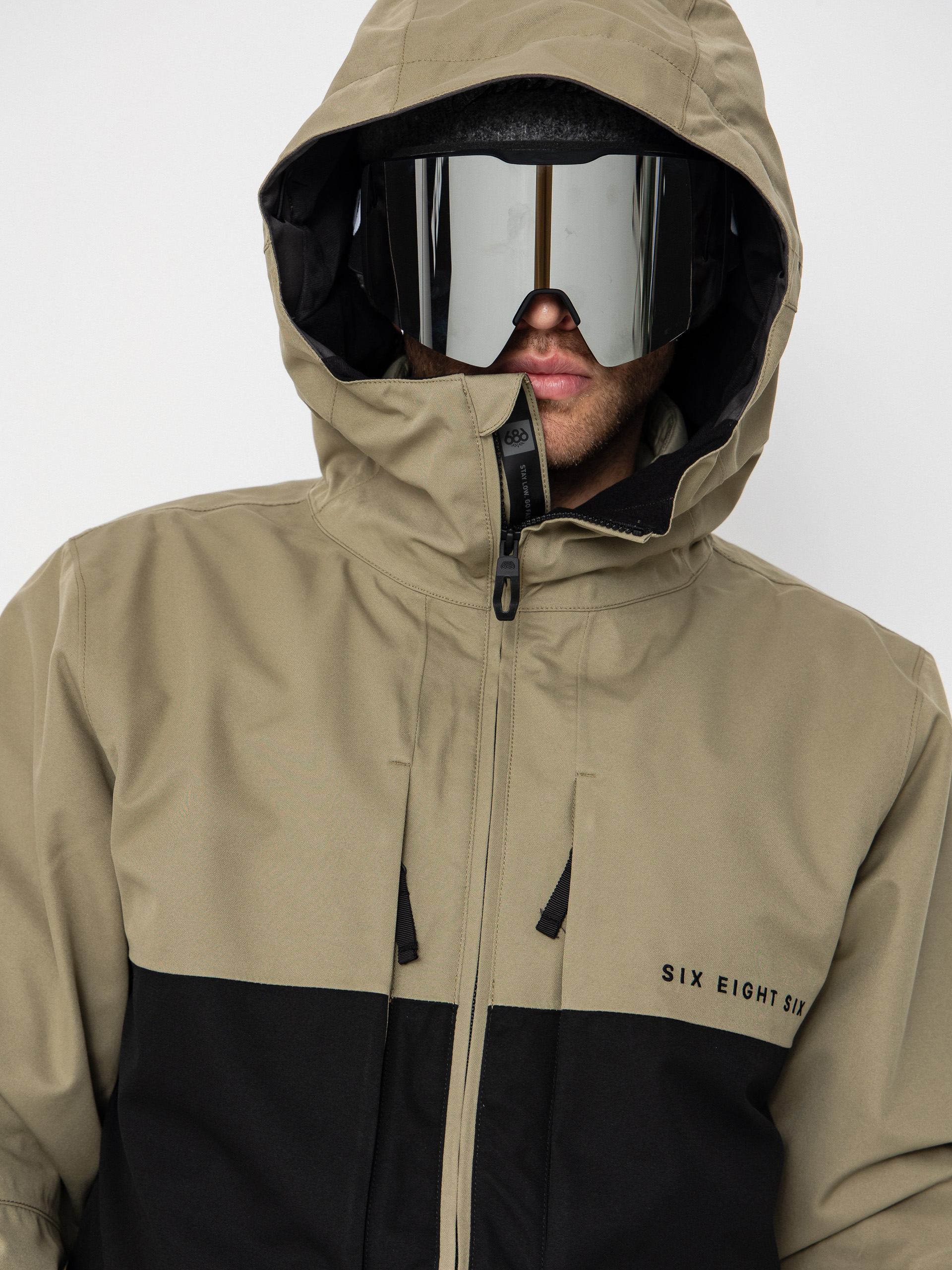 Чоловіча Сноубордична куртка 686 Smarty 3 In 1 Form (sage colorblock)