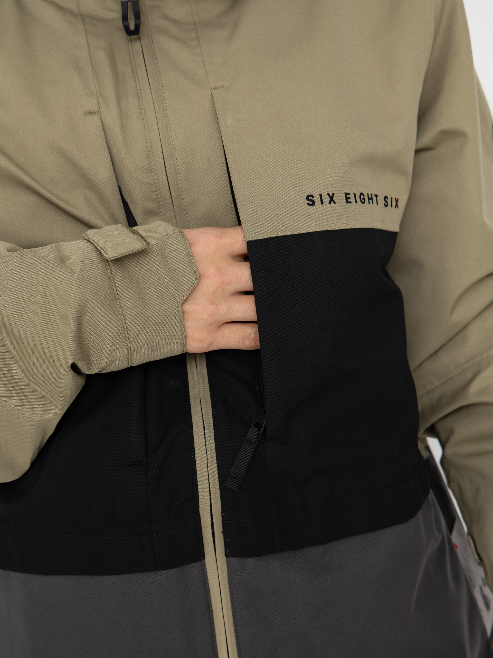 Чоловіча Сноубордична куртка 686 Smarty 3 In 1 Form (sage colorblock)