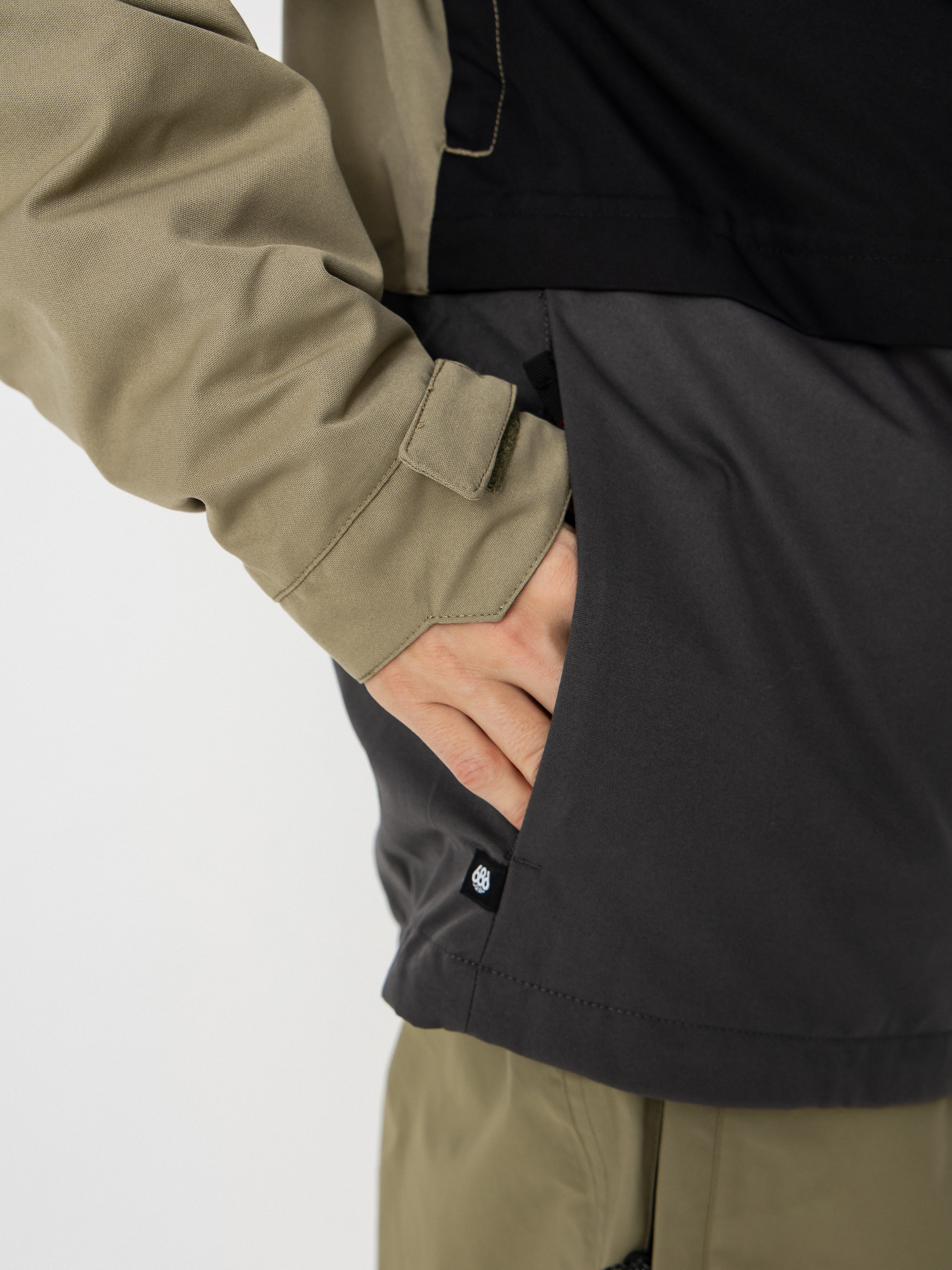 Чоловіча Сноубордична куртка 686 Smarty 3 In 1 Form (sage colorblock)