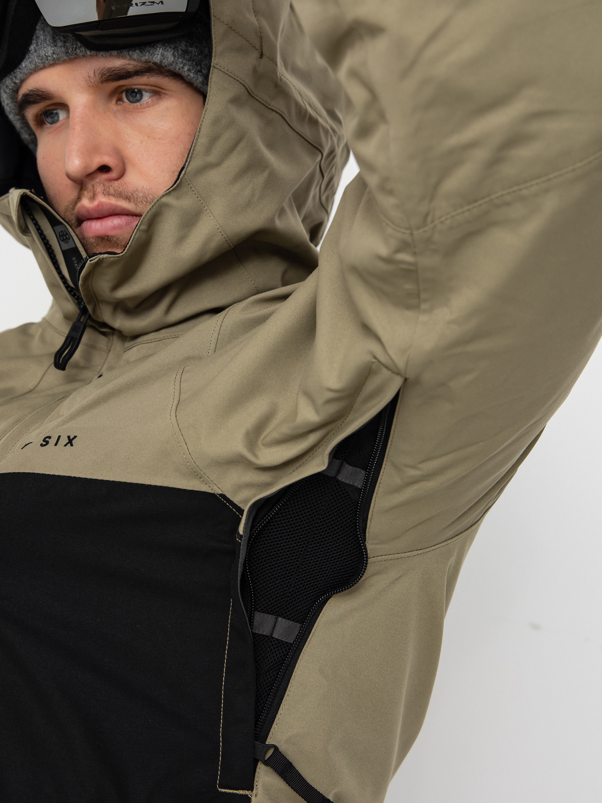 Чоловіча Сноубордична куртка 686 Smarty 3 In 1 Form (sage colorblock)