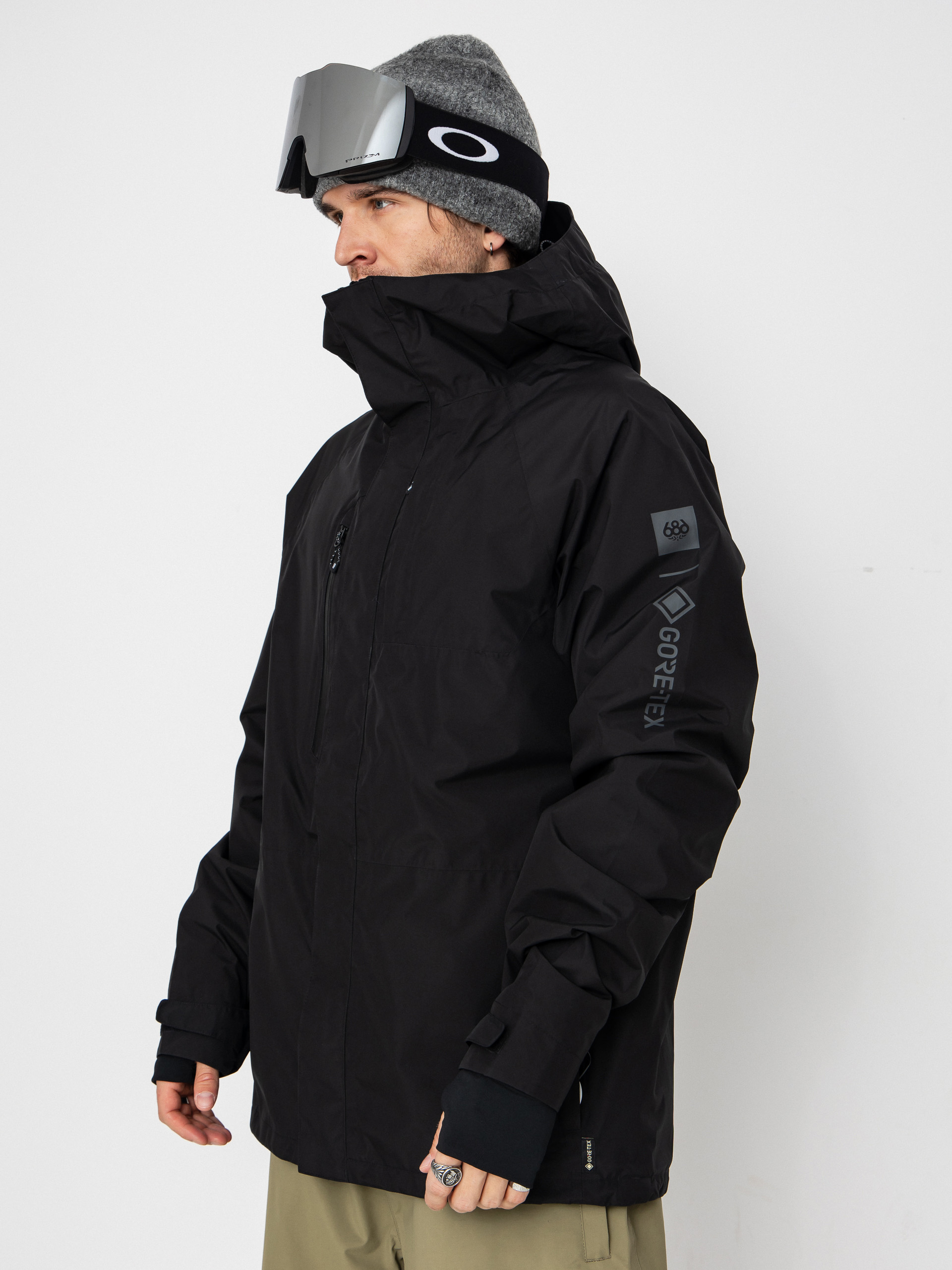 Чоловіча Сноубордична куртка 686 Gore-TeX Core (black)