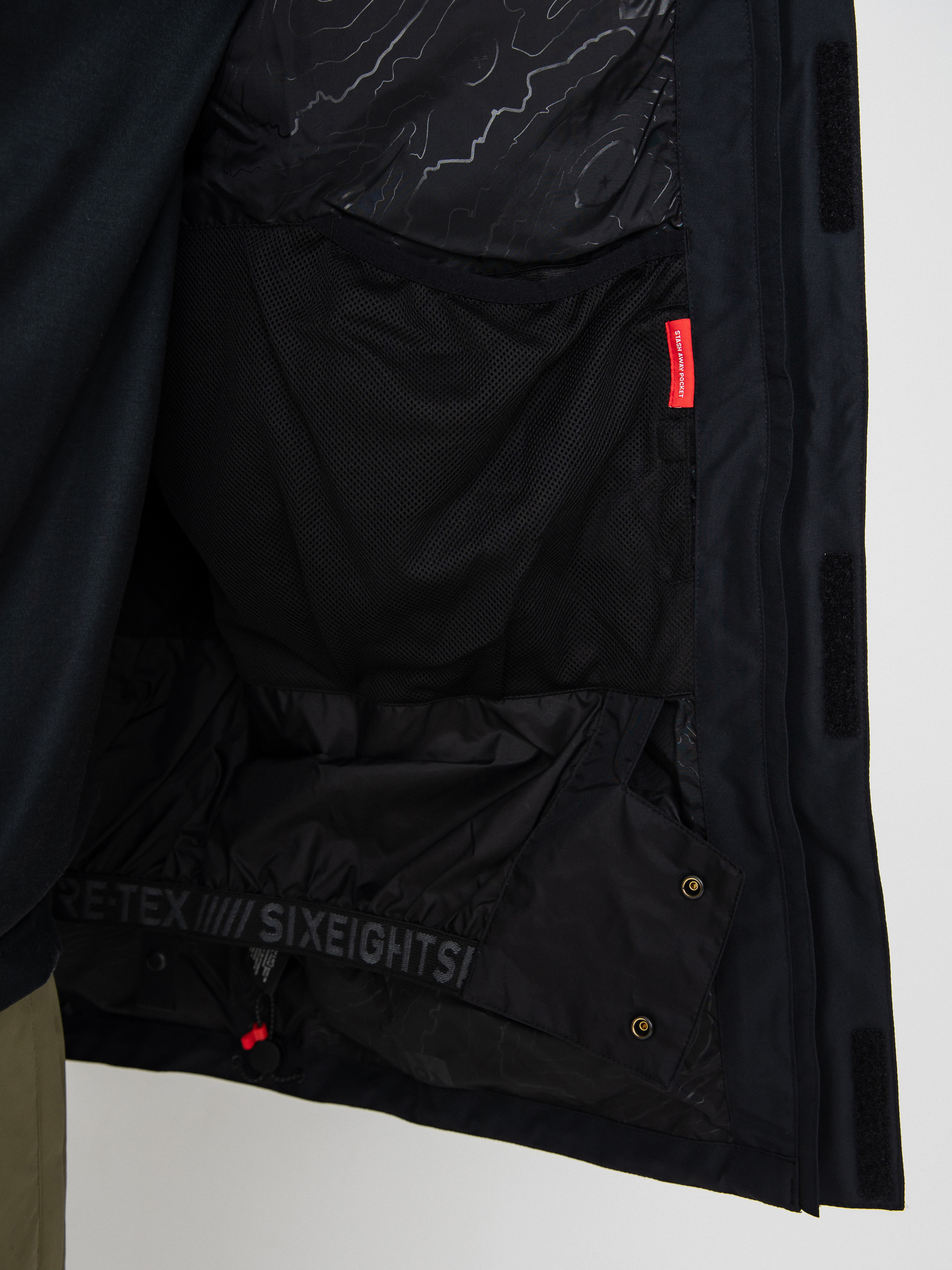 Чоловіча Сноубордична куртка 686 Gore-TeX Core (black)