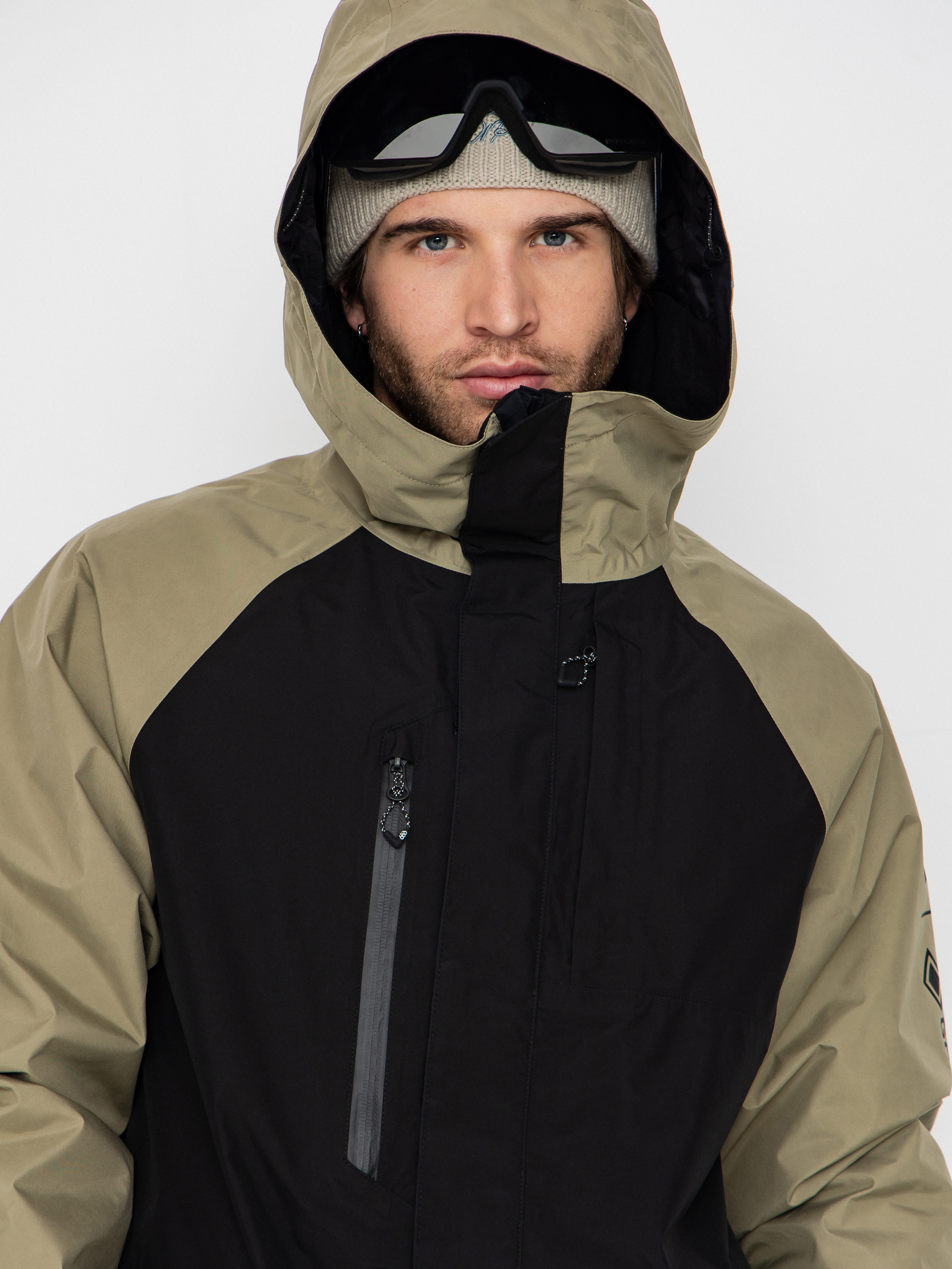 Чоловіча Сноубордична куртка 686 Gore-TeX Core (sage colorblock)