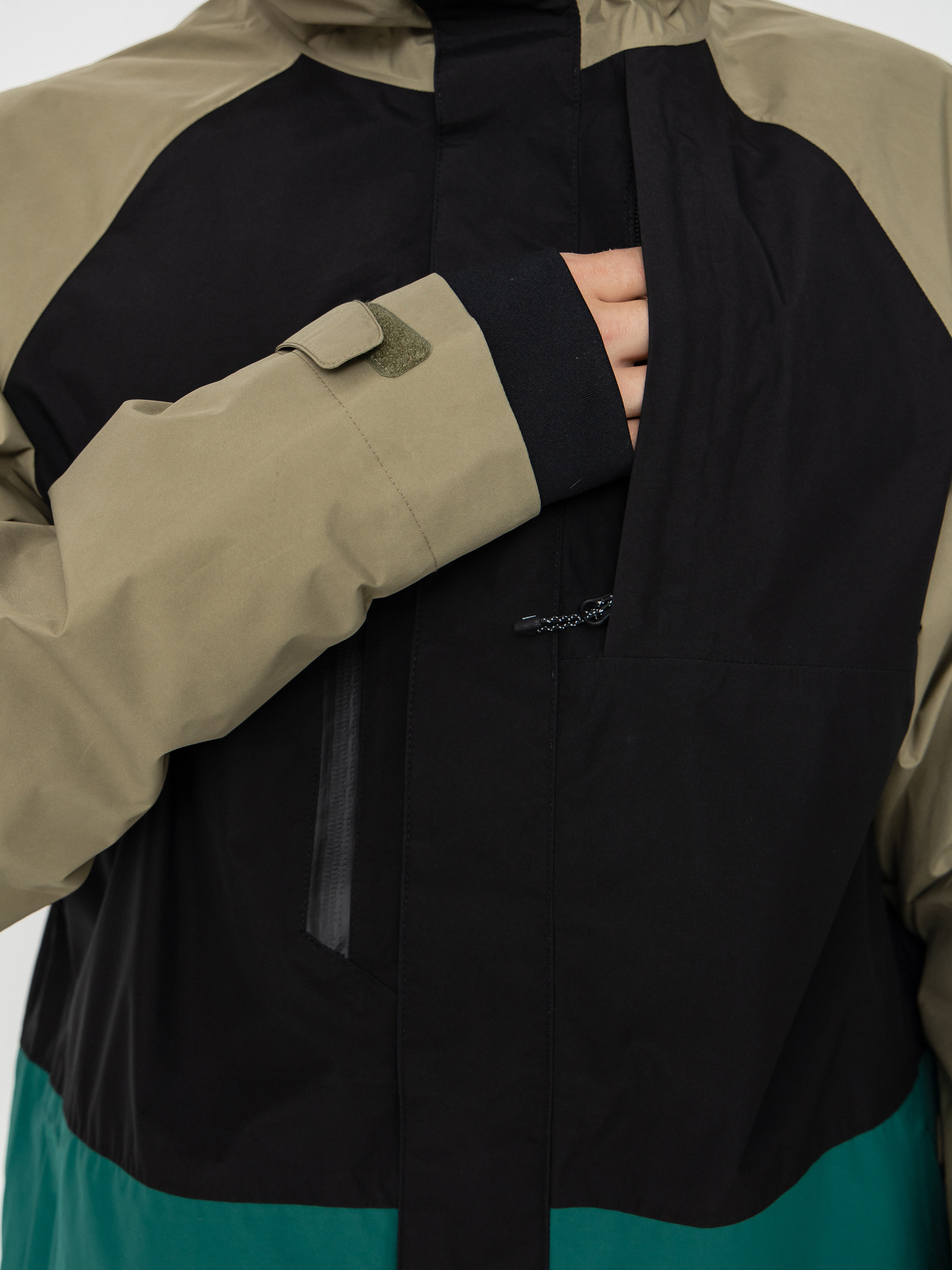 Чоловіча Сноубордична куртка 686 Gore-TeX Core (sage colorblock)