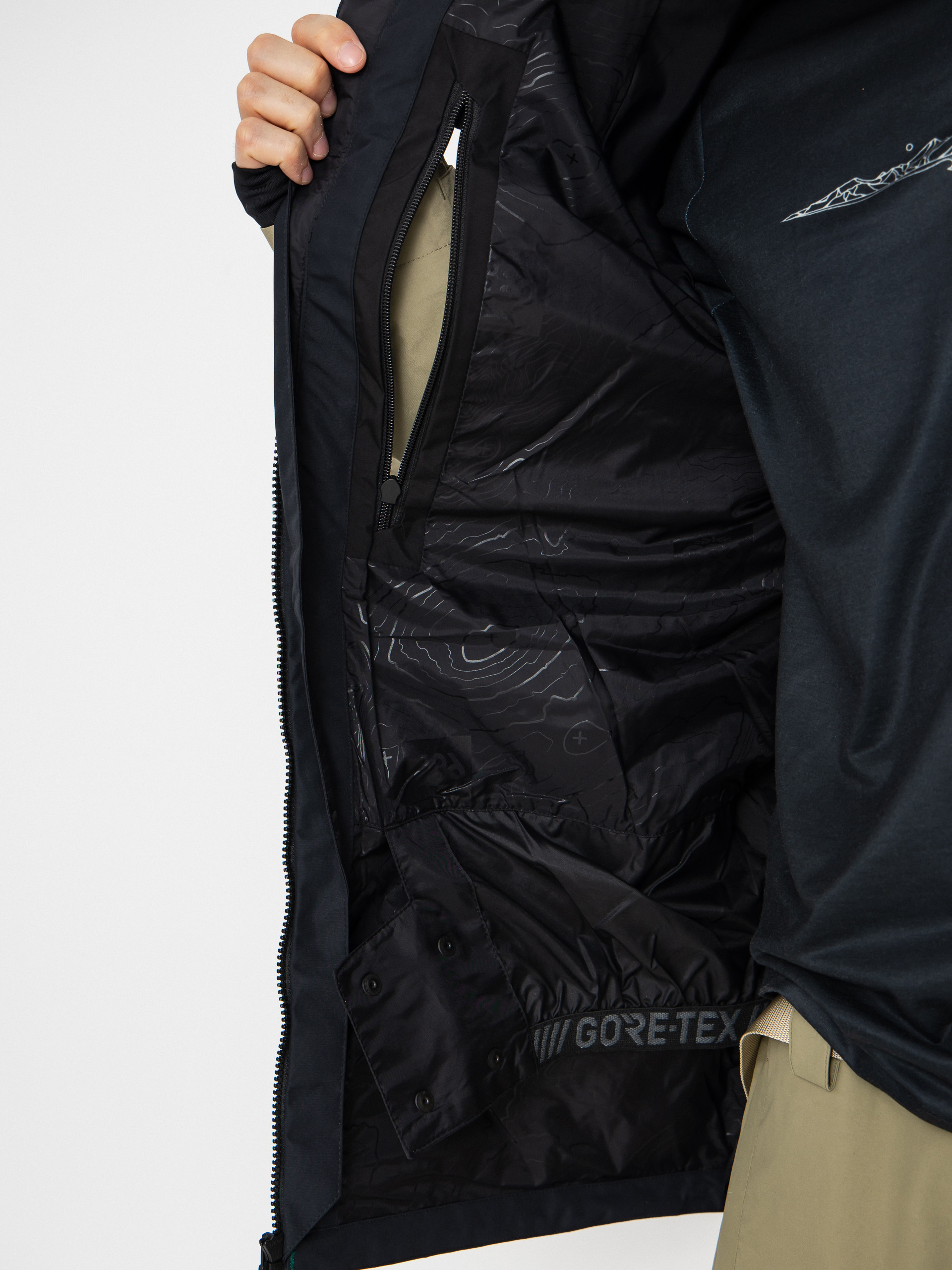 Чоловіча Сноубордична куртка 686 Gore-TeX Core (sage colorblock)