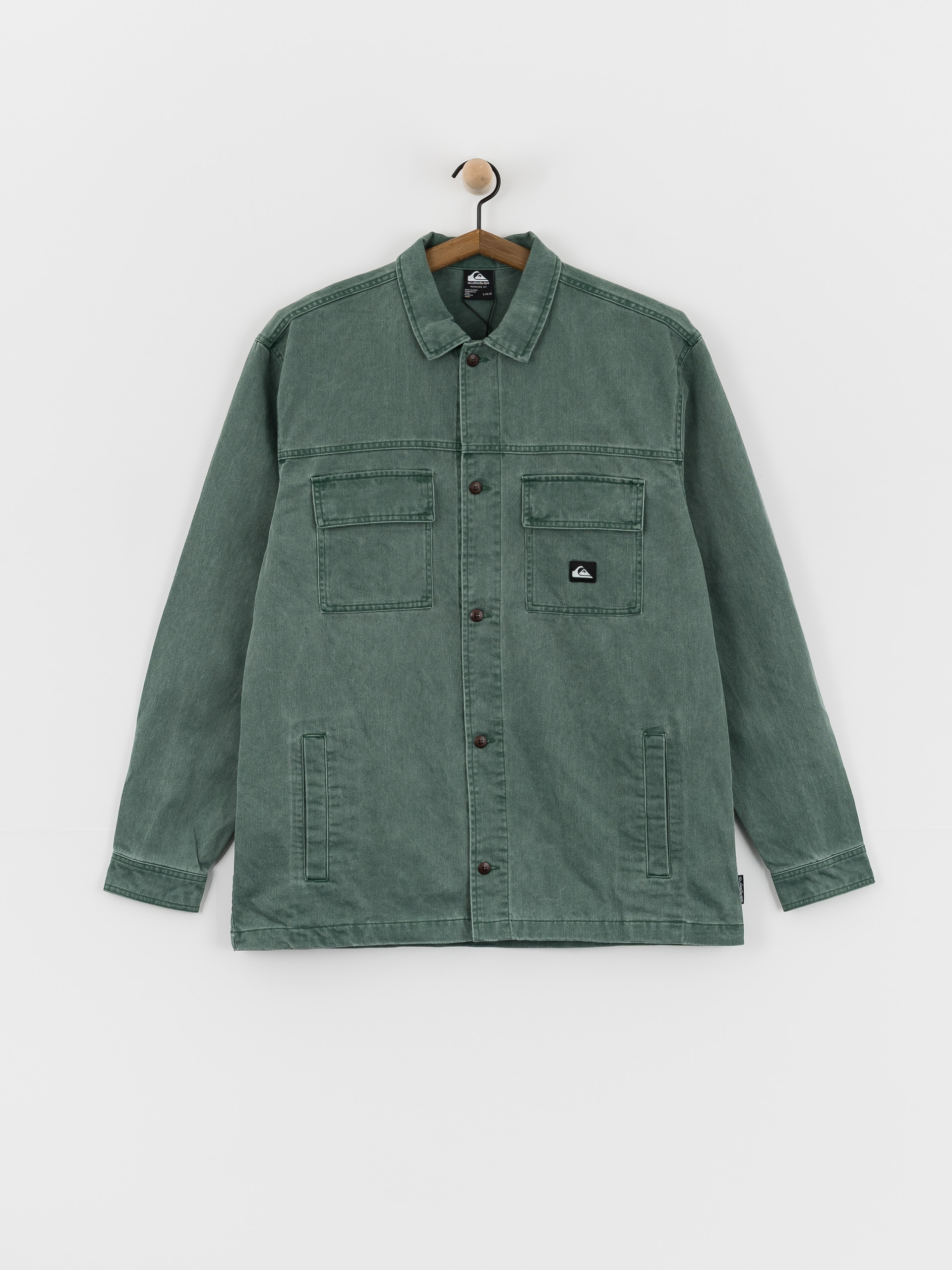Сорочка Quiksilver Mohab Washed Twill (trekking green)