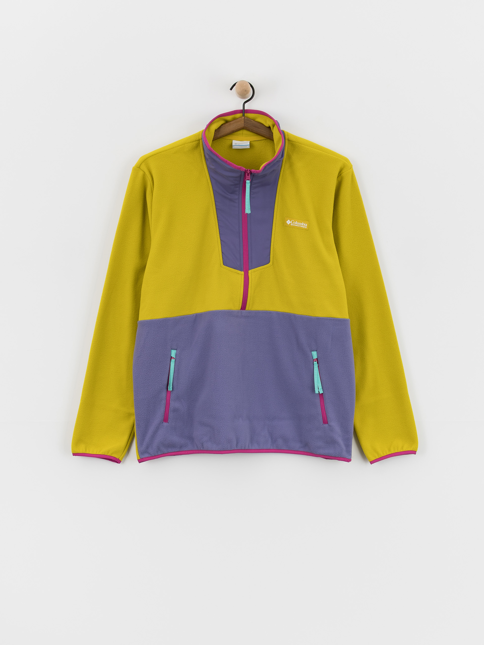 Чоловічий Флісовий светр Columbia Sequoia Grove Half Zip (antique moss/stormwatch)