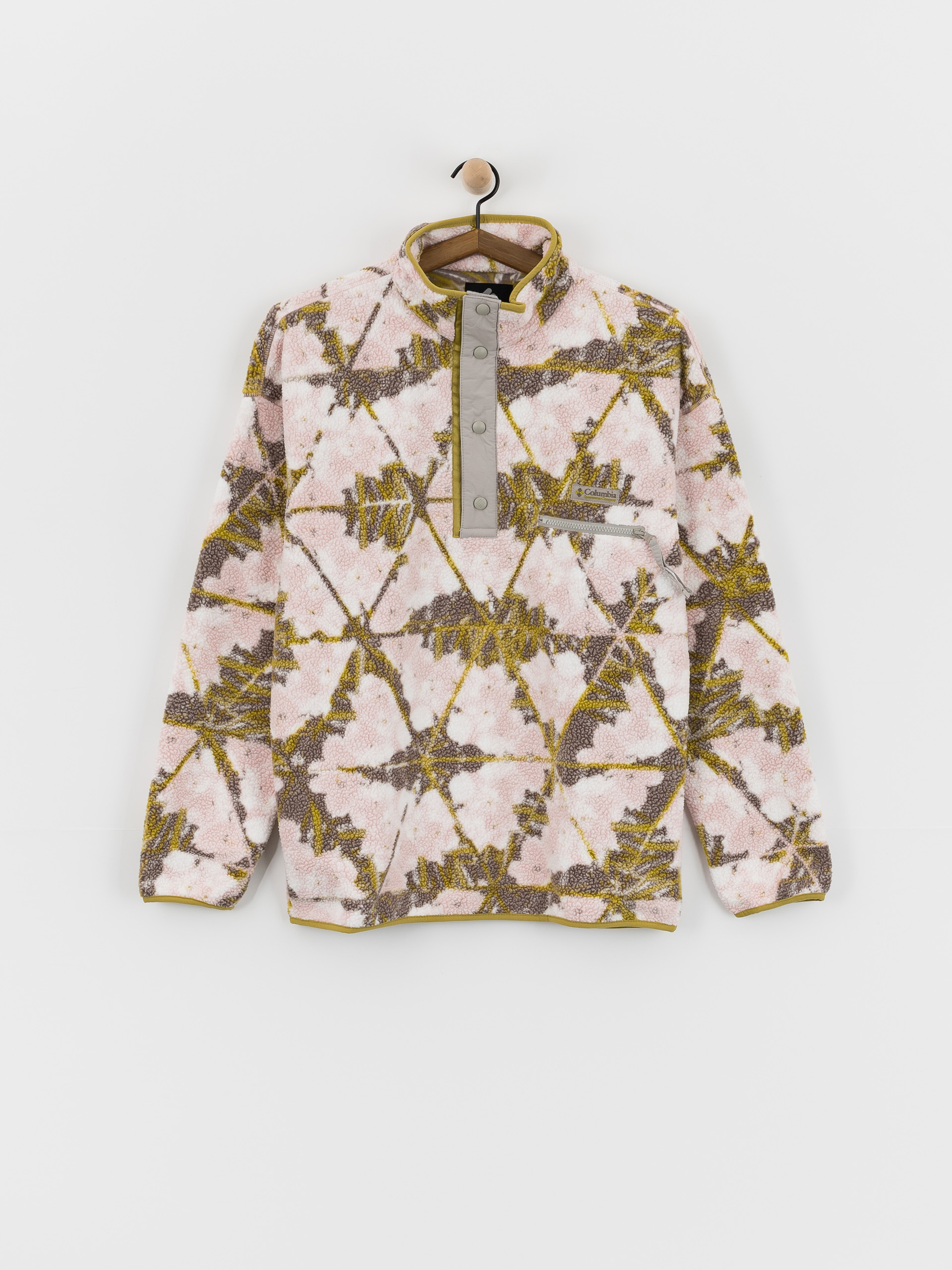 u0424u043bu0456u0441u043eu0432u0438u0439 u0441u0432u0435u0442u0440 Columbia Helvetia II Printed Half Snap (pink agate/florascope)