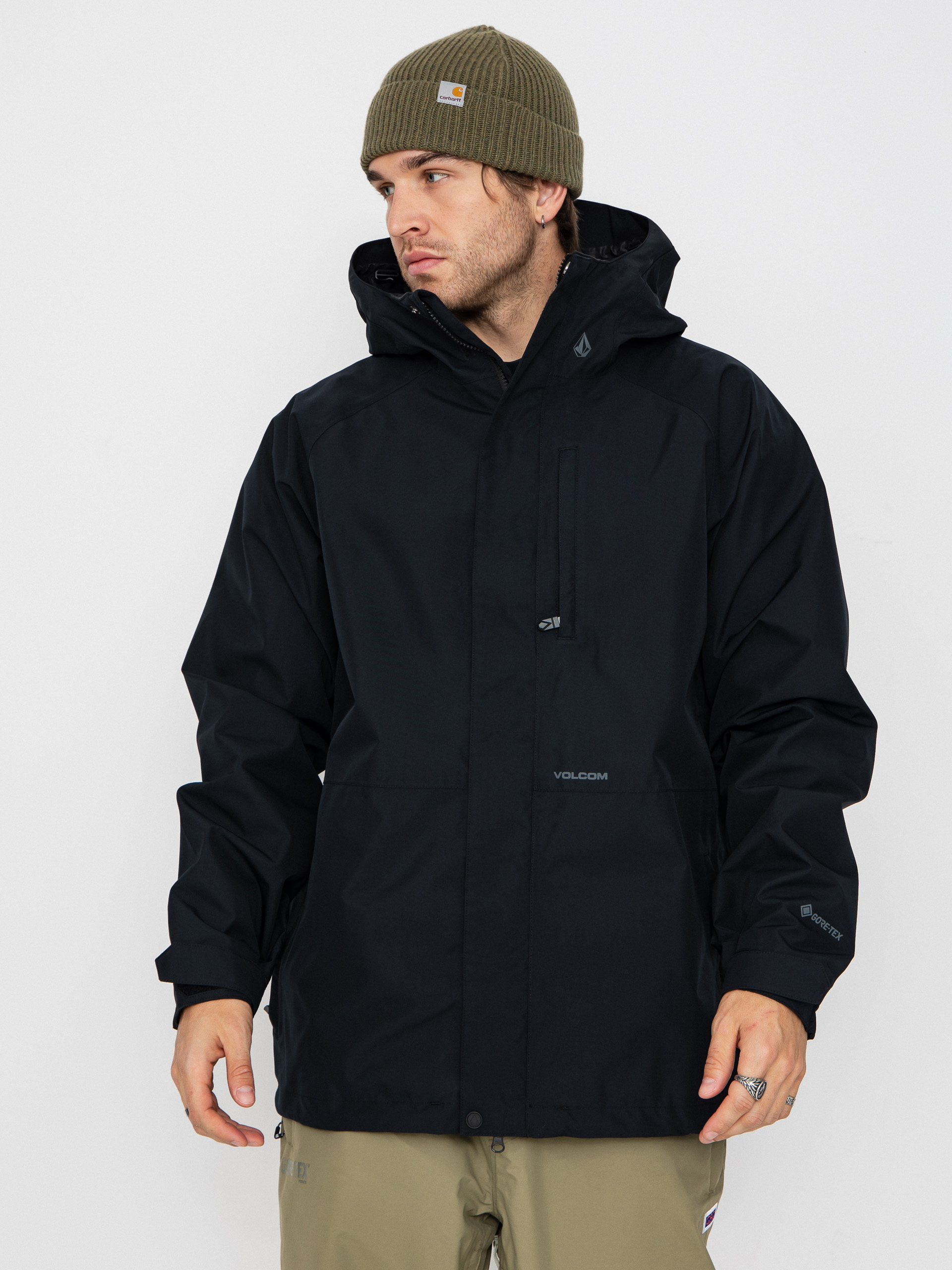 Чоловіча Сноубордична куртка Volcom Dua Gore Tex (black)