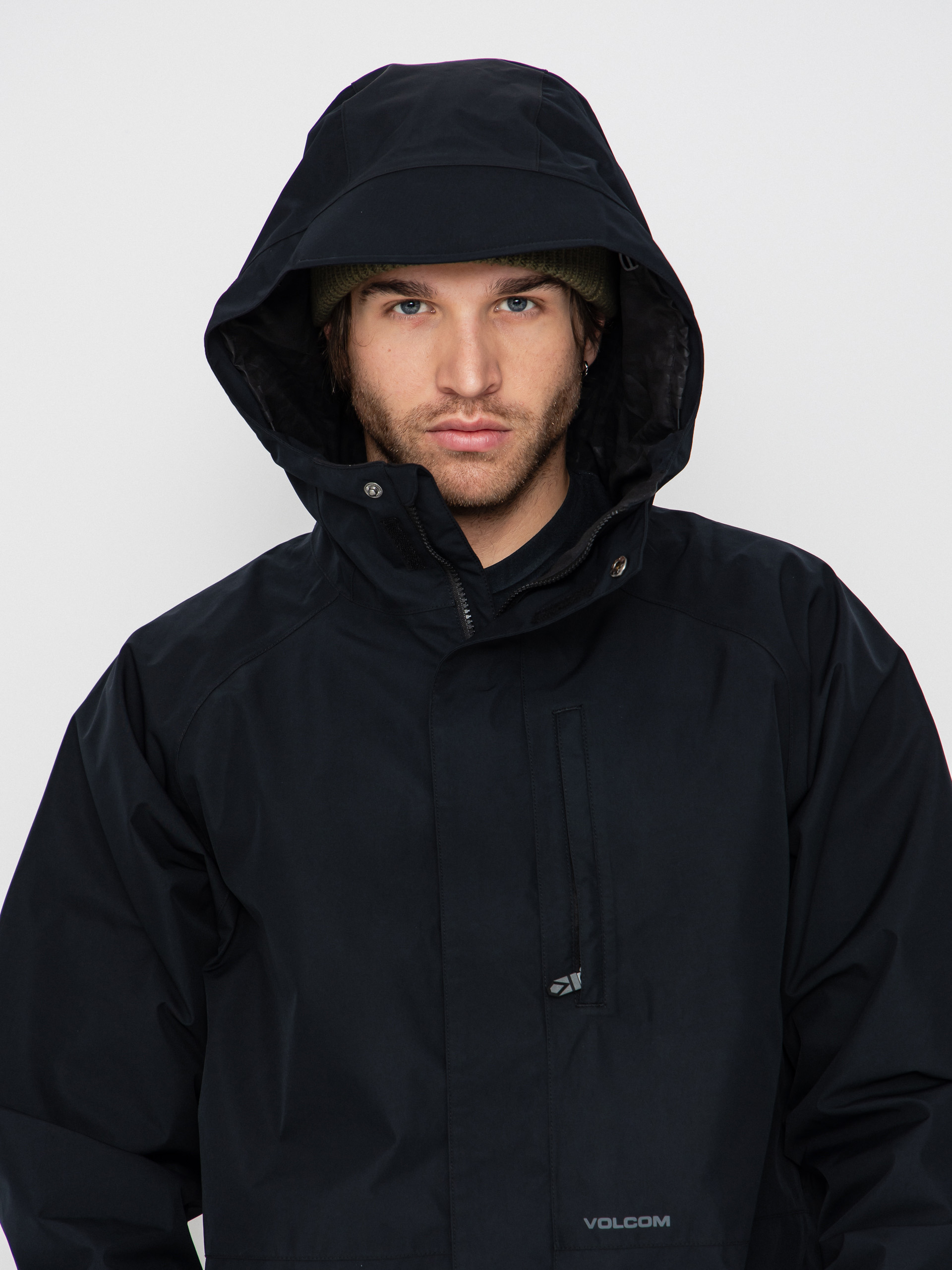 Чоловіча Сноубордична куртка Volcom Dua Gore Tex (black)