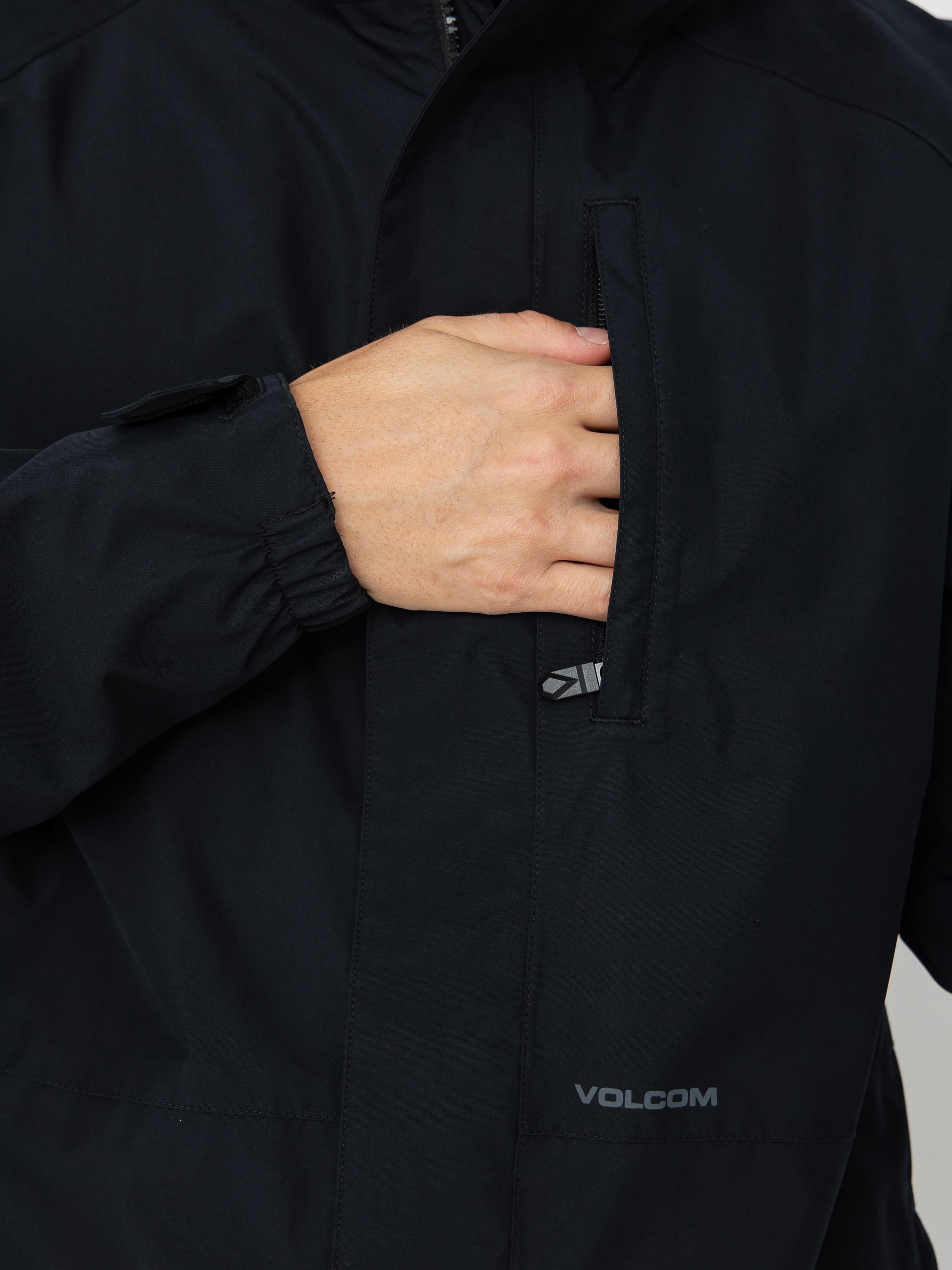 Чоловіча Сноубордична куртка Volcom Dua Gore Tex (black)