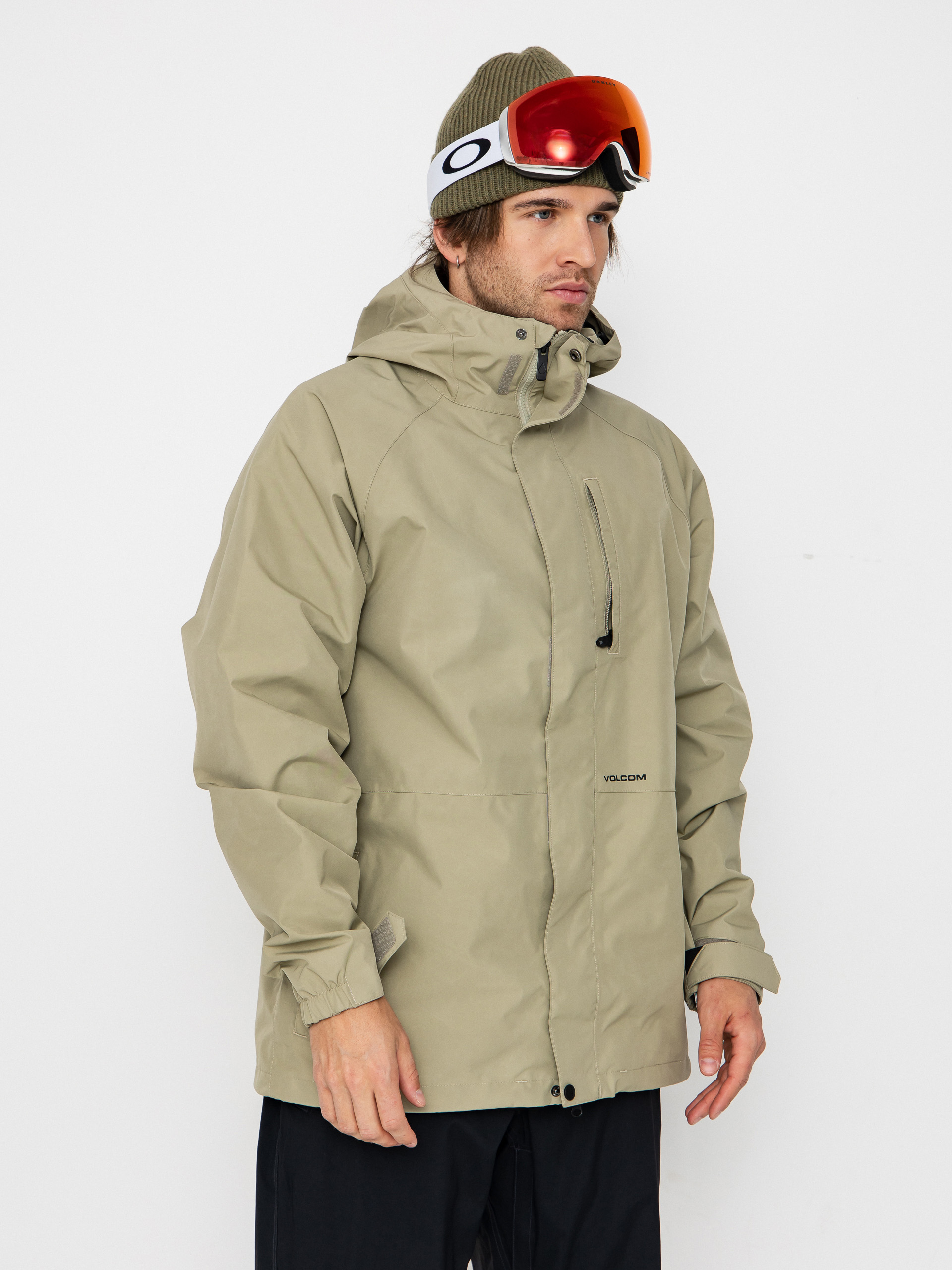 Чоловіча Сноубордична куртка Volcom Dua Gore Tex (moss green)