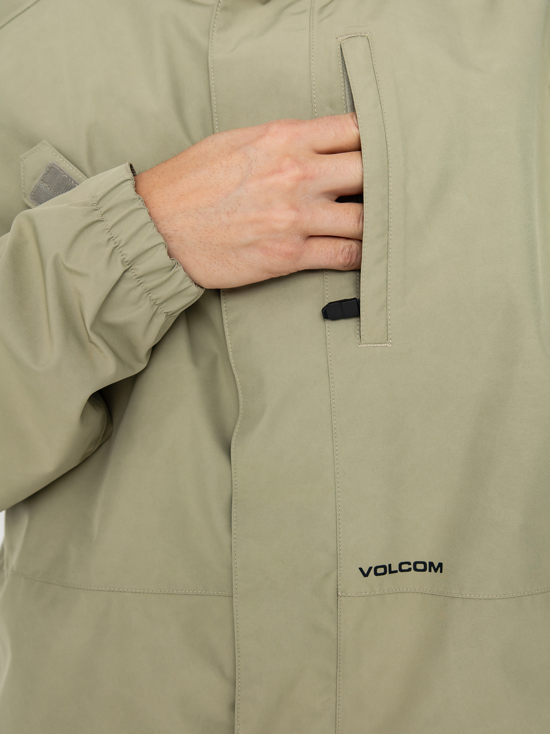 Чоловіча Сноубордична куртка Volcom Dua Gore Tex (moss green)