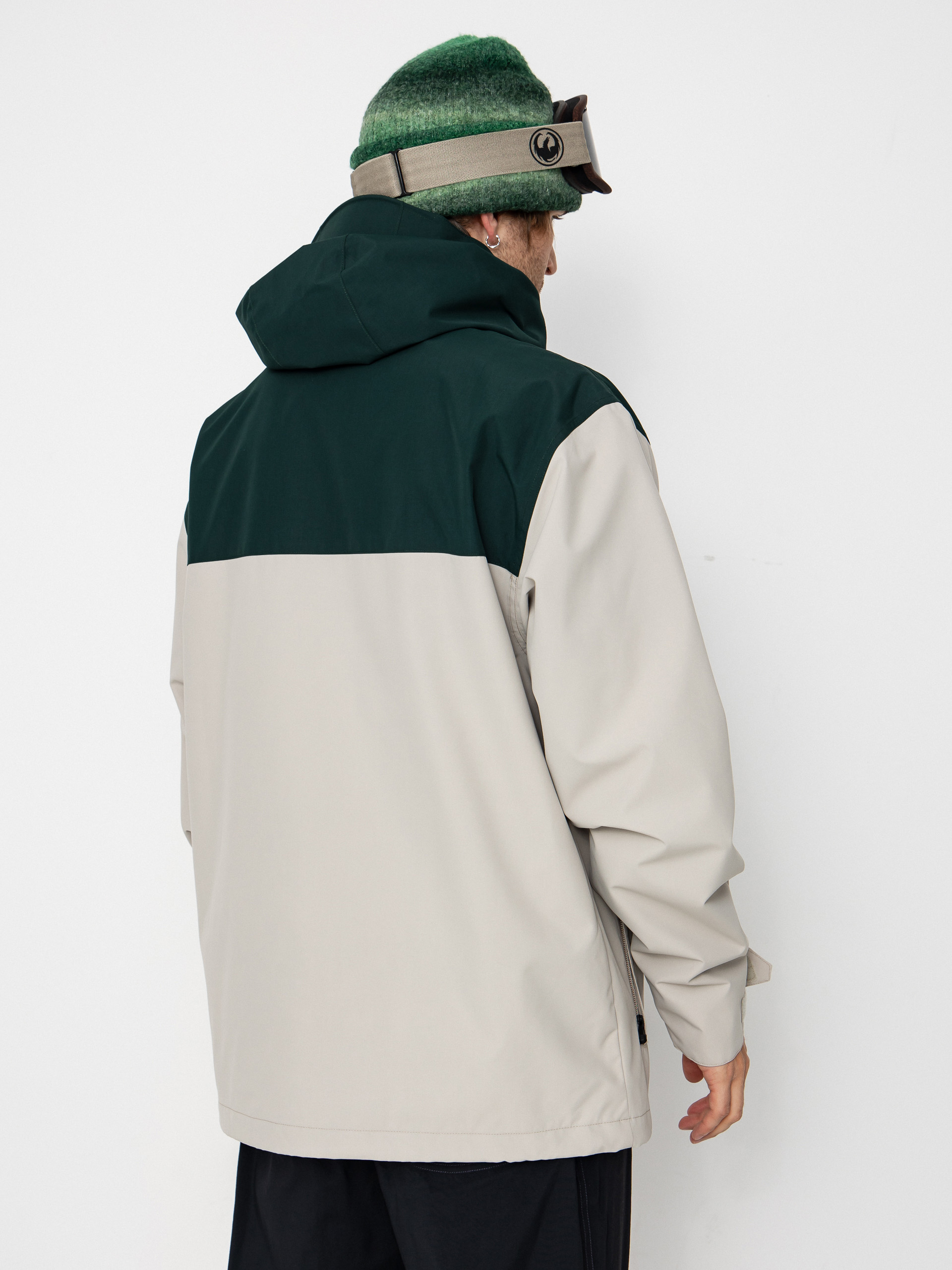 Чоловіча Сноубордична куртка Volcom Buckthreeeighty (stone)